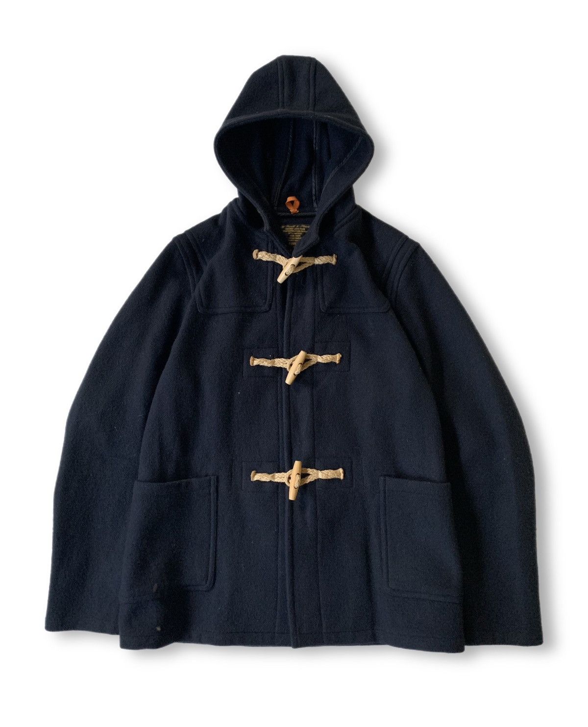 Beams Plus Vtg BEAMS x FIDELITY USA Wool Hoodie Duffle Coat Jacket Size US M / EU 48-50 / 2 - 1 Thumbnail