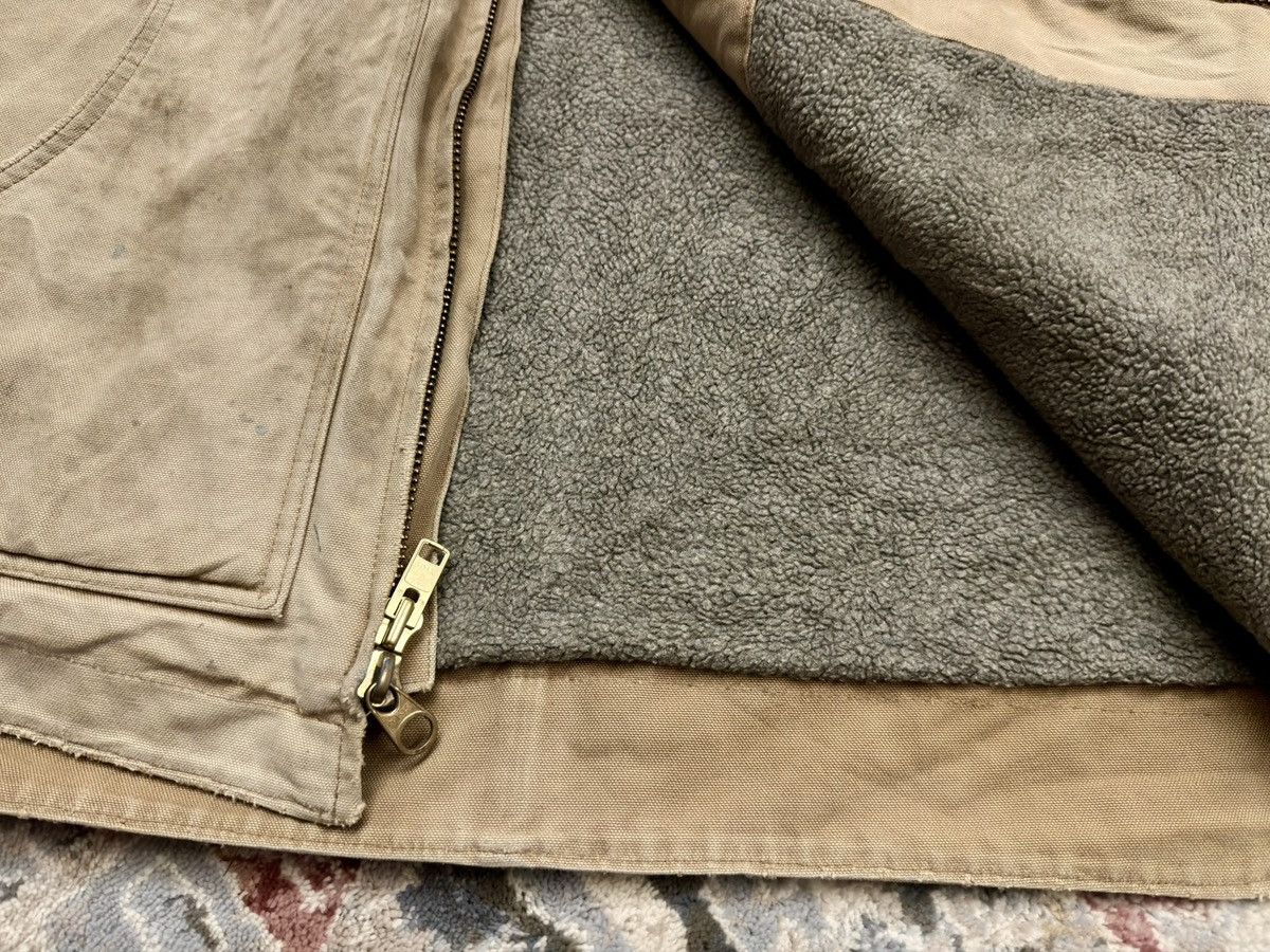 Carhartt [Carhartt] 2009 Vintage J205 BRN Sherpa-Lined Ridge Jacket Size US XXL / EU 58 / 5 - 4 Thumbnail