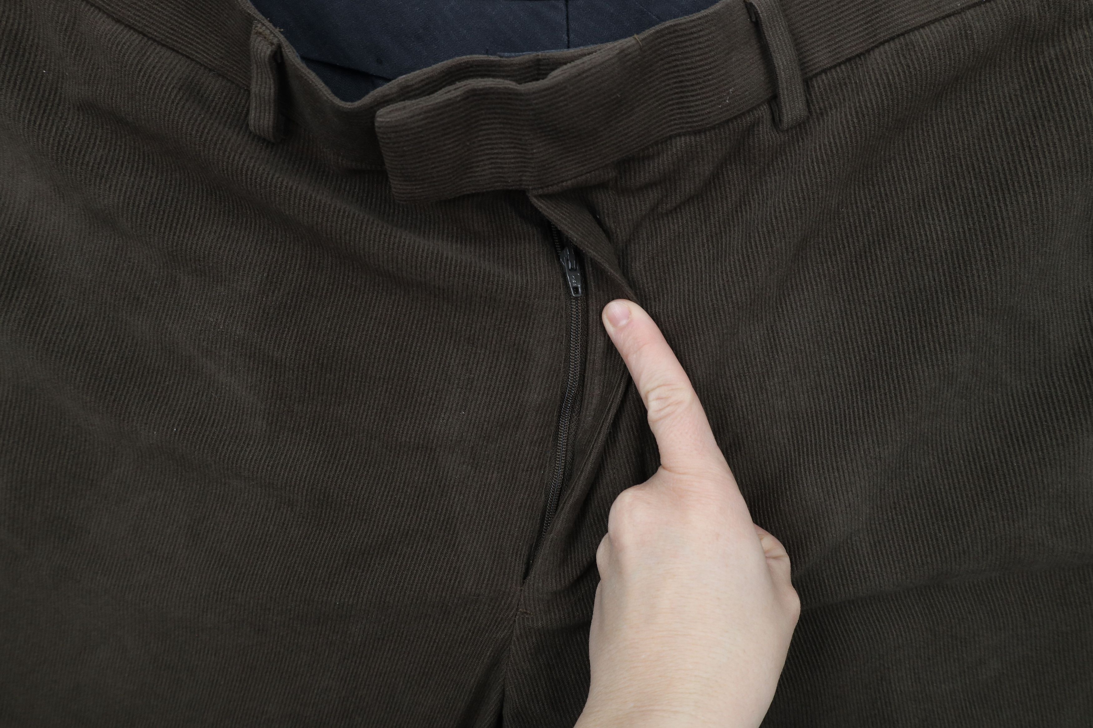 Vintage Vintage 90s Streetwear Corduroy Wide Leg Chino Pants Brown Size US 36 / EU 52 - 5 Thumbnail