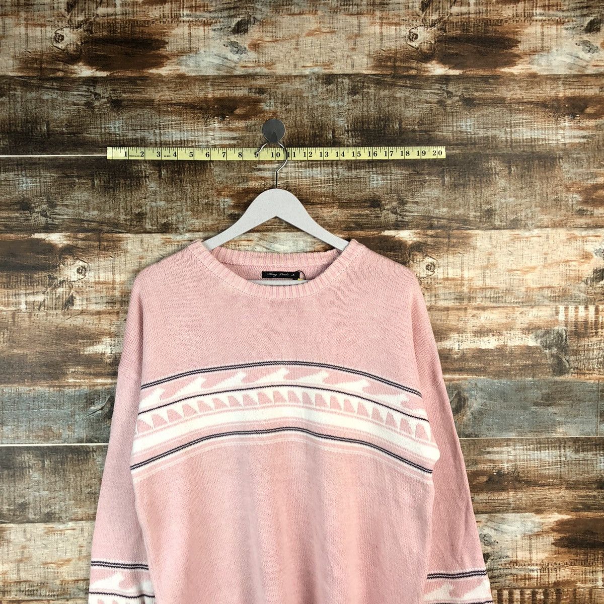 Homespun Knitwear × Japanese Brand Blins Bleads Pink Knitwear sweatshirt #A1966 Size US M / EU 48-50 / 2 - 2 Thumbnail