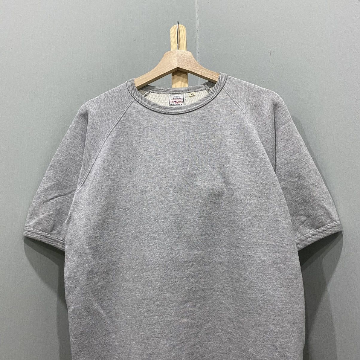 Avirex Vintage AVIREX U.S.A. Short Sleeve Raglan Sweatshirt Grey XL Size US XL / EU 56 / 4 - 3 Thumbnail