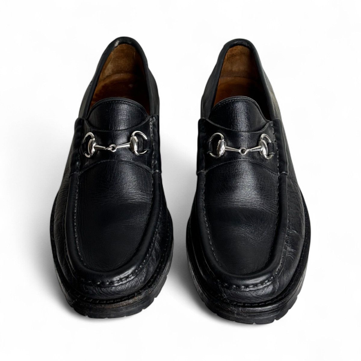Gucci Vintage Gucci Horsebit leather loafers Size US 6 / IT 36 - 4 Thumbnail