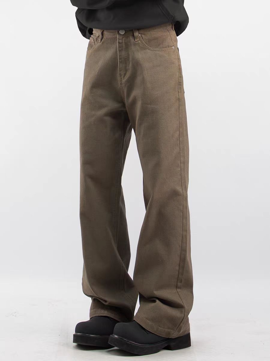 Japanese Brand × Jean High Street Vintage Brown Micro Flare Jeans Size US 30 / EU 46 - 3 Thumbnail