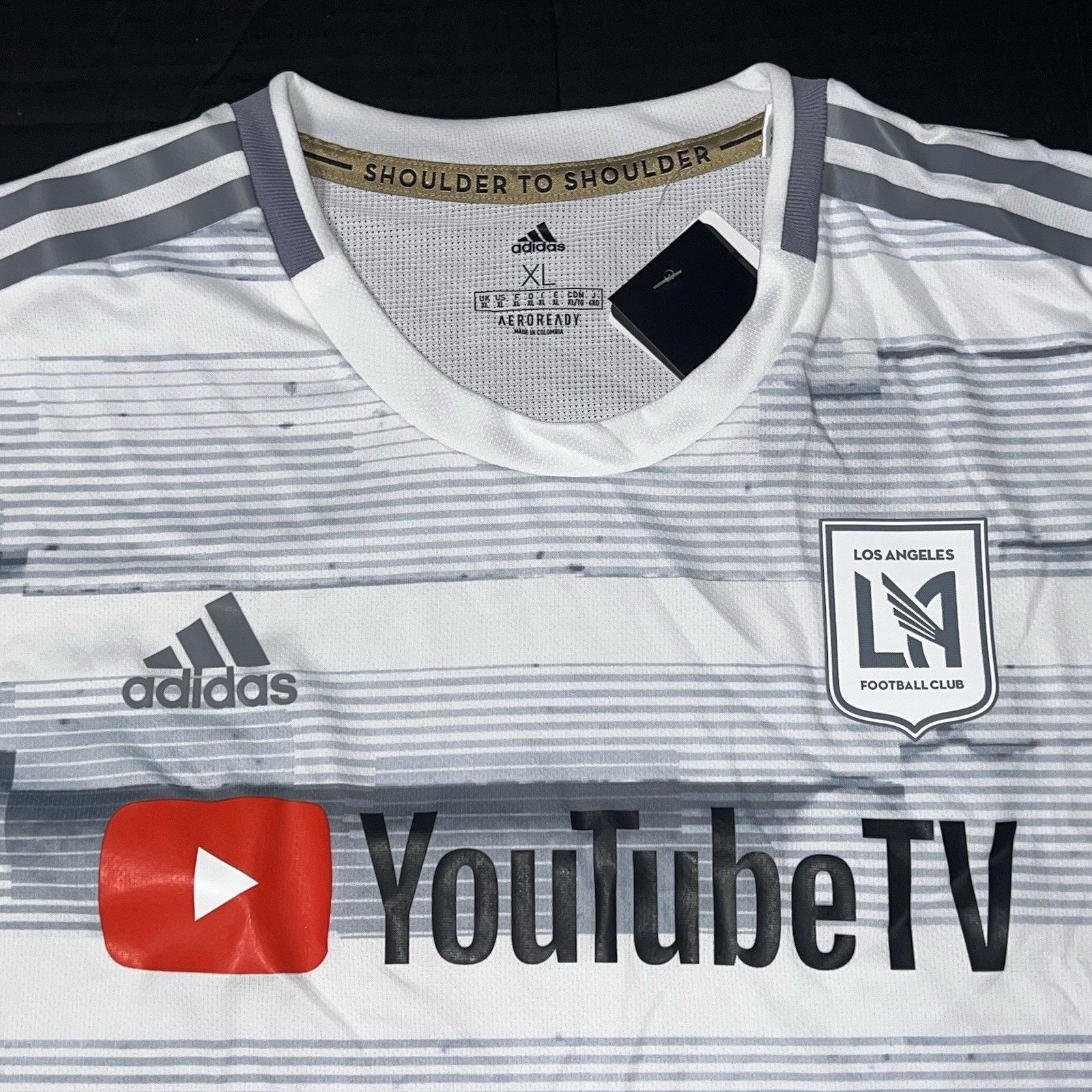 Adidas $120 Adidas LA FC MLS Away GE5945 Soccer Jersey XL YouTube Size US XL / EU 56 / 4 - 2 Thumbnail