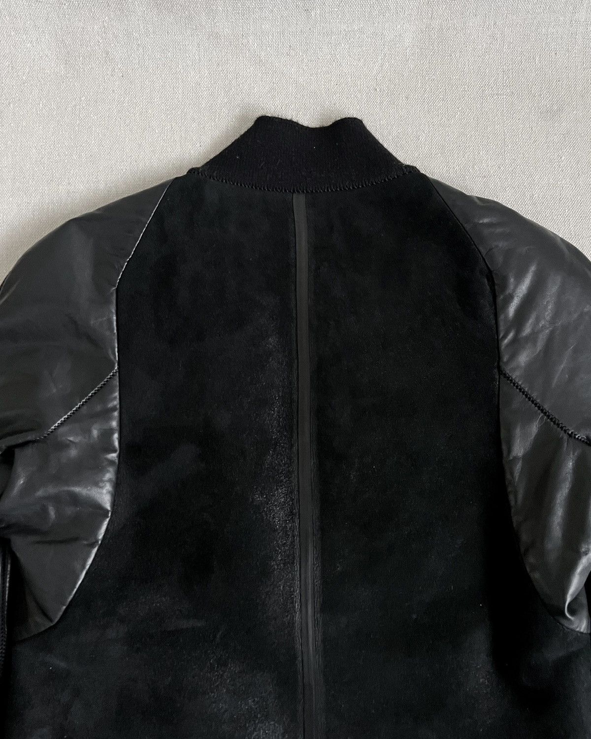 Isaac Sellam Experience Isaac Sellam Longline Scar Stitch Shearling Bomber Size S / US 4 / IT 40 - 10 Thumbnail