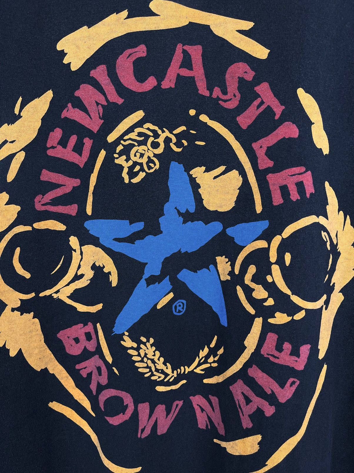 Drink Beer Save Water Vintage New Castle beer single stitch faded tee 90’s Size US XL / EU 56 / 4 - 12 Thumbnail