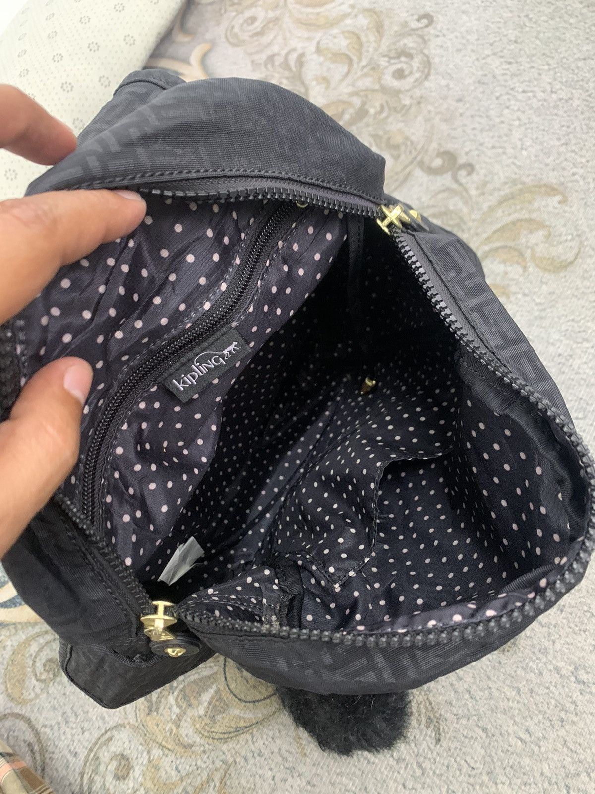 Japanese Brand Kipling Mini Backpack Monogram Art Style Size ONE SIZE - 12 Thumbnail