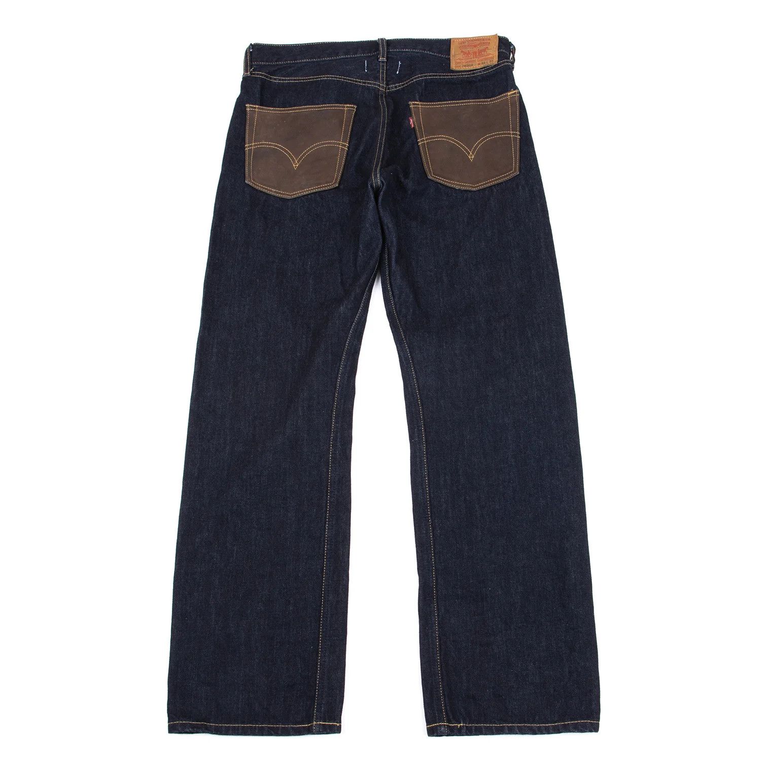 Junya Watanabe Indigo Denim Set with Leather Patch Pockets, Size M Size US 30 / EU 46 - 17 Thumbnail