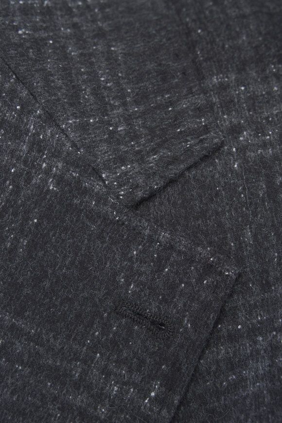 Brunello Cucinelli o1mtch0225 Plaid Leisure Silk & Wool Suit Charcoal Size US S / EU 44-46 / 1 - 3 Thumbnail