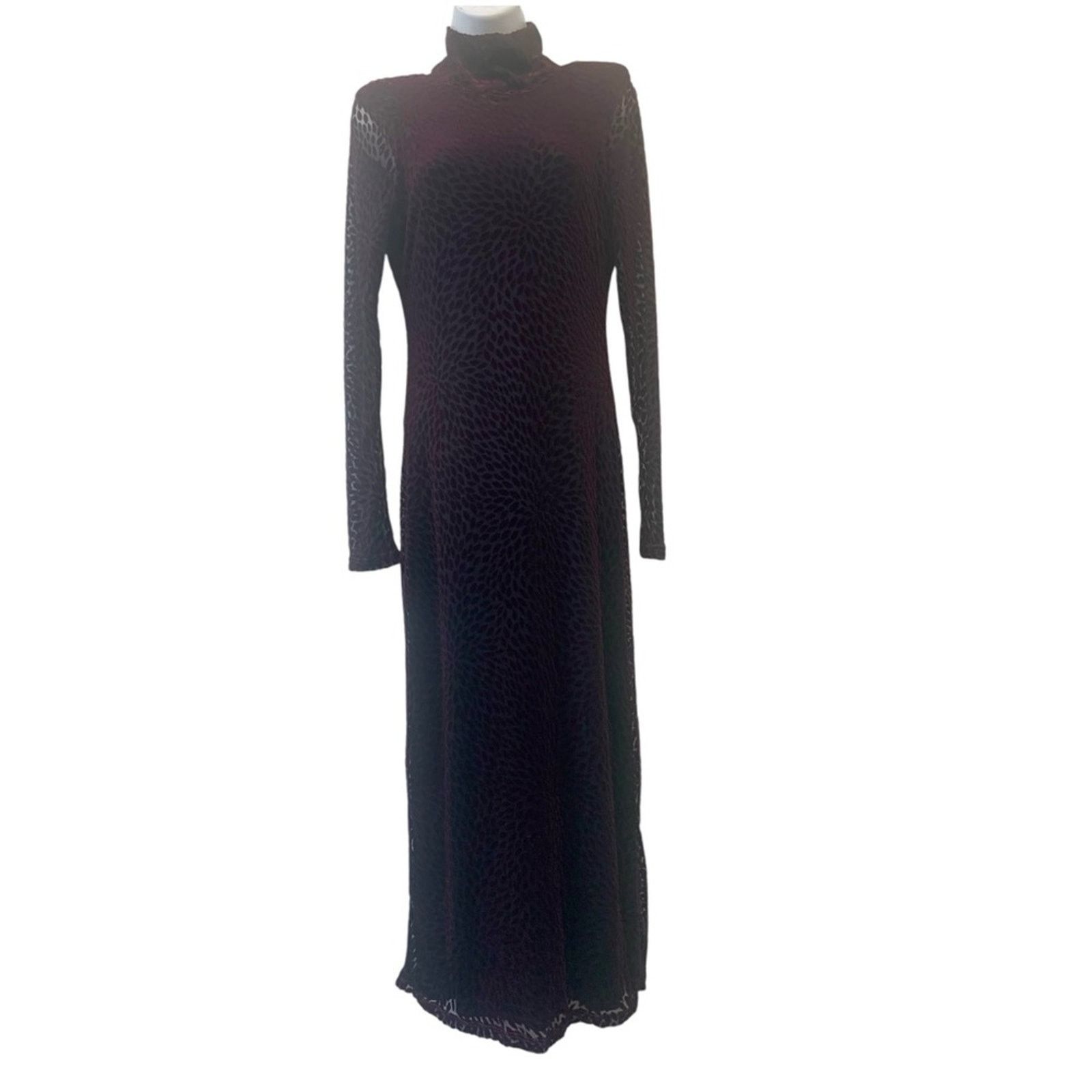 Ramy Brook Ramy Brook Midi Velvet Hayley Dress in Plumberry size XS Size XS / US 0-2 / IT 36-38 - 2 Thumbnail