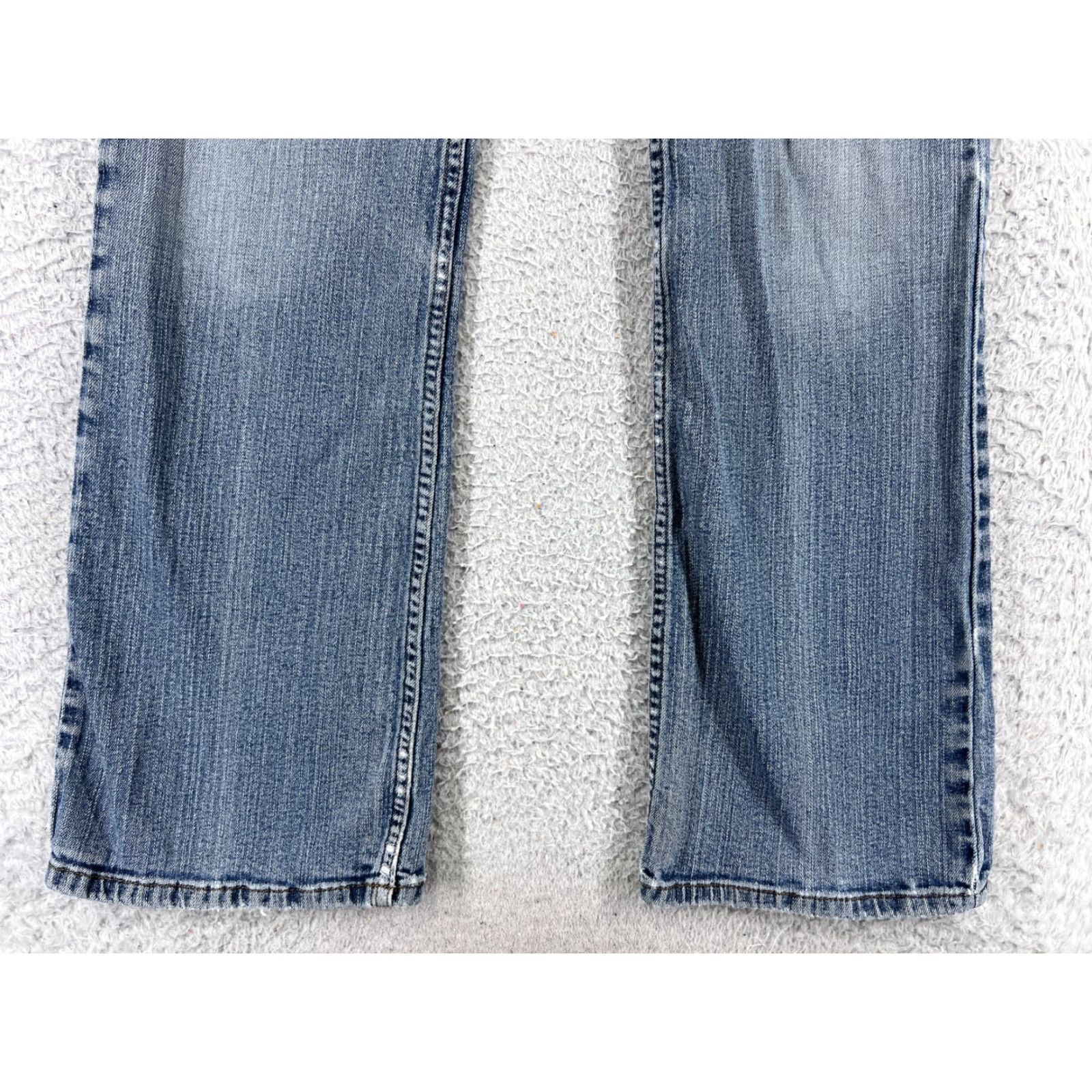 DKNY DKNY Pants Women 4 Denim Jeans Flared Leg Mid Rise Blue Medium Wash 25x29 Size 27" / US 4 / IT 40 - 5 Thumbnail