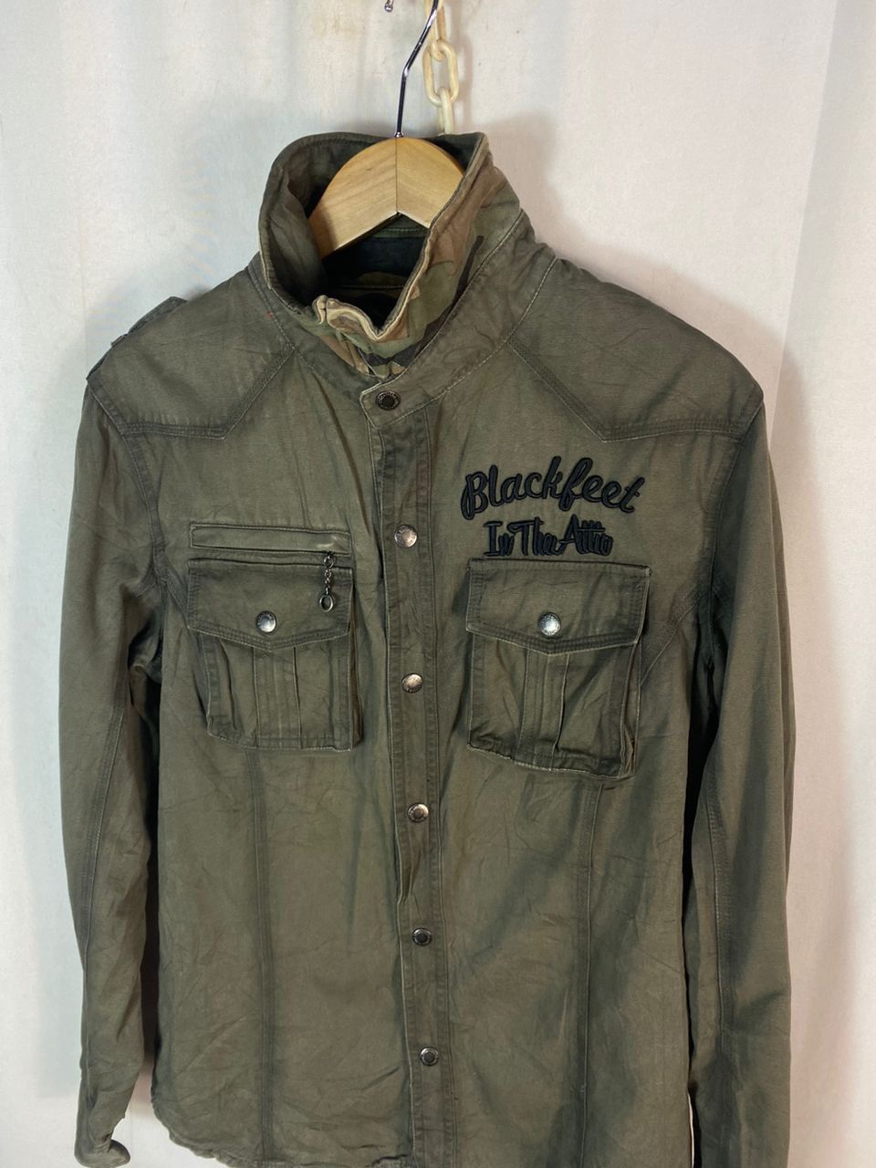 In The Attic × Seditionaries In the attic spellout snap button long sleeve shirt Size US M / EU 48-50 / 2 - 4 Thumbnail