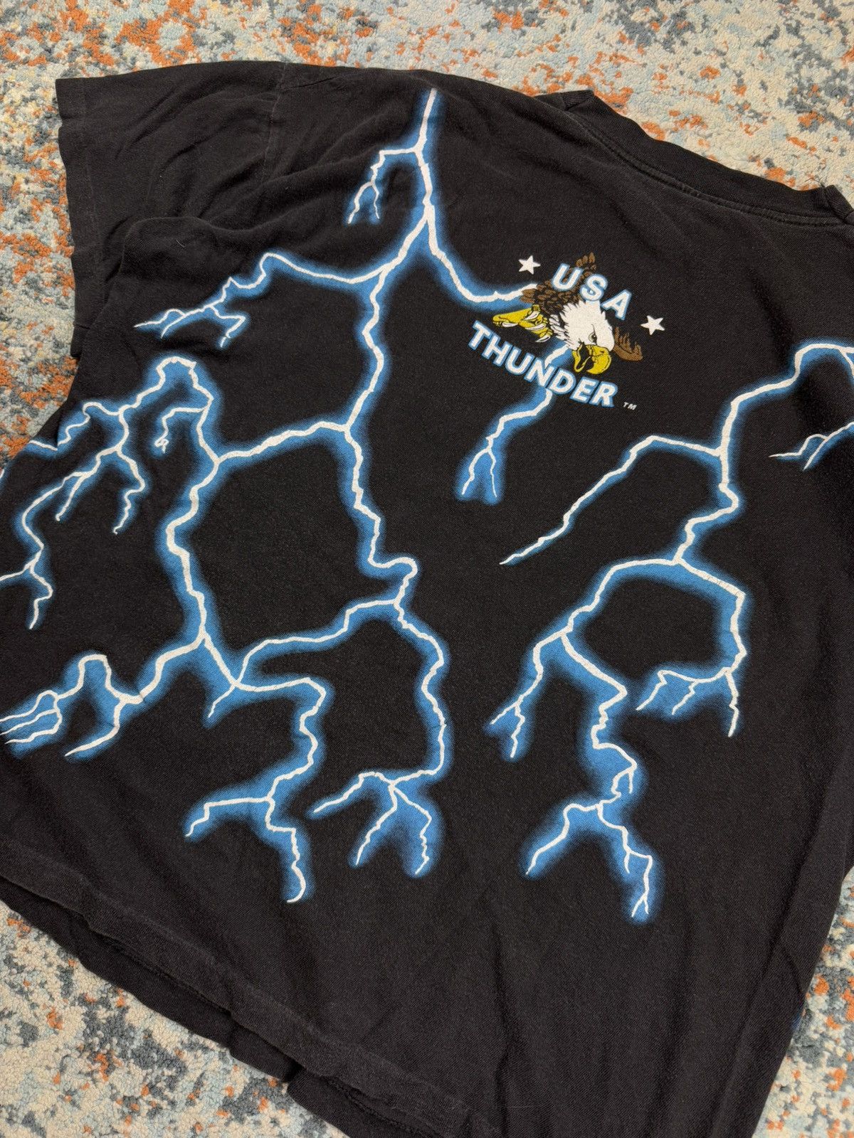 Vintage Vintage 90s USA Thunder don’t fear the reaper graphic tee Size US L / EU 52-54 / 3 - 6 Thumbnail