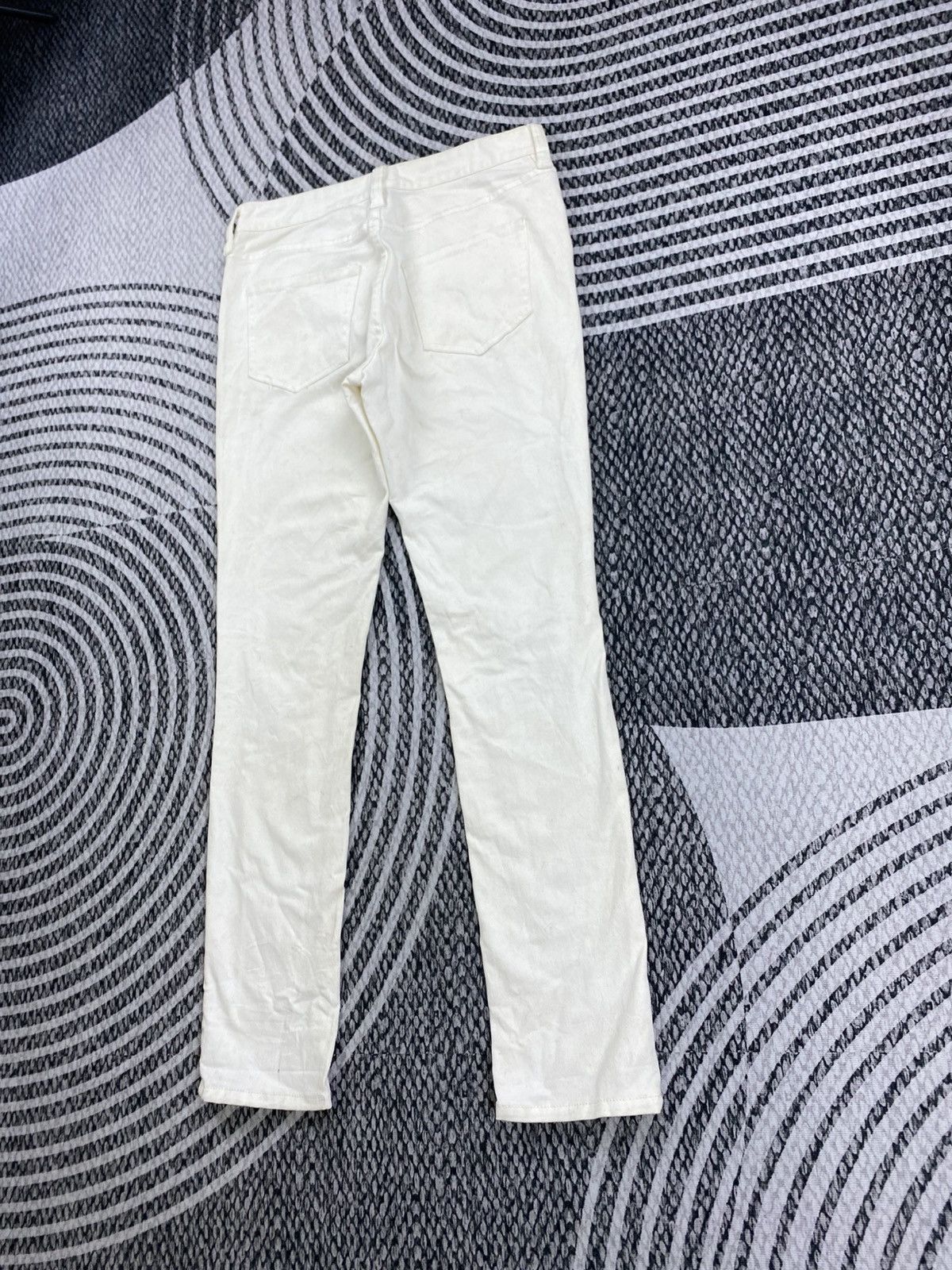 French Connection French Connection Pure White Straight Cut Pants Size US 31 - 6 Thumbnail