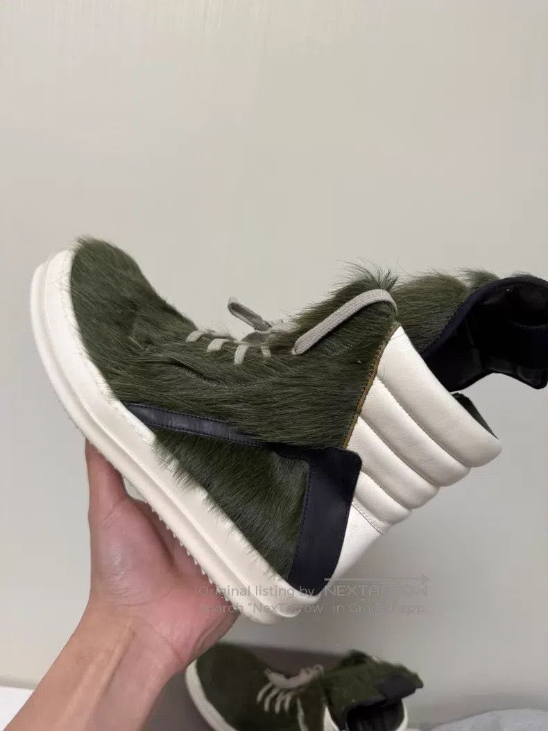 Rick Owens Rick Owens 21 FW Green Hair Inverted Triangle shoes Size US 9 / EU 42 - 8 Thumbnail