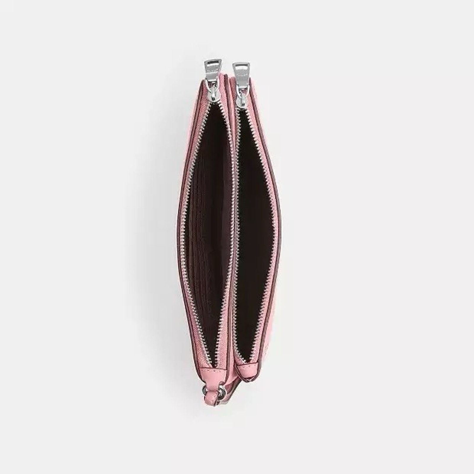 Coach NWT Coach Double Zip Wallet Star CCJ69 Silver /DUSTY PINK Size ONE SIZE - 6 Thumbnail