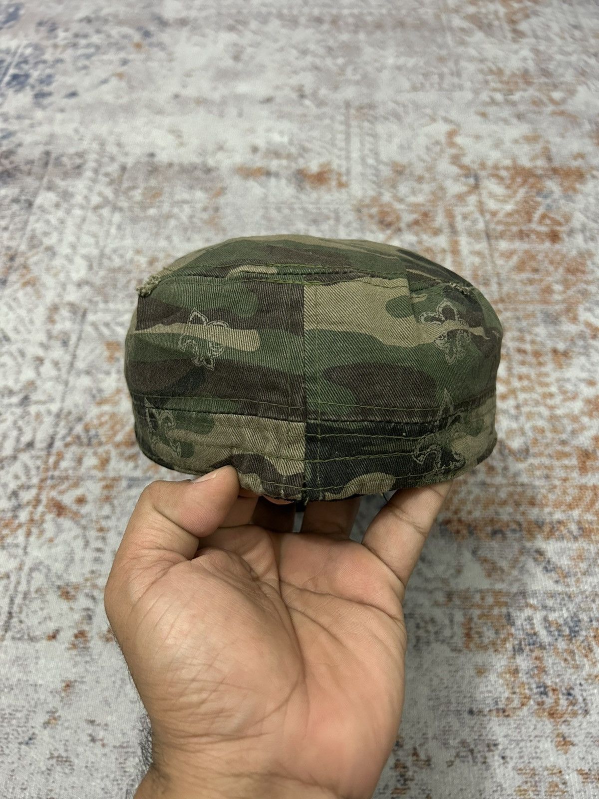 If Six Was Nine Rainbow Cross Camo Swarovski Patrol Caps Size ONE SIZE - 8 Thumbnail