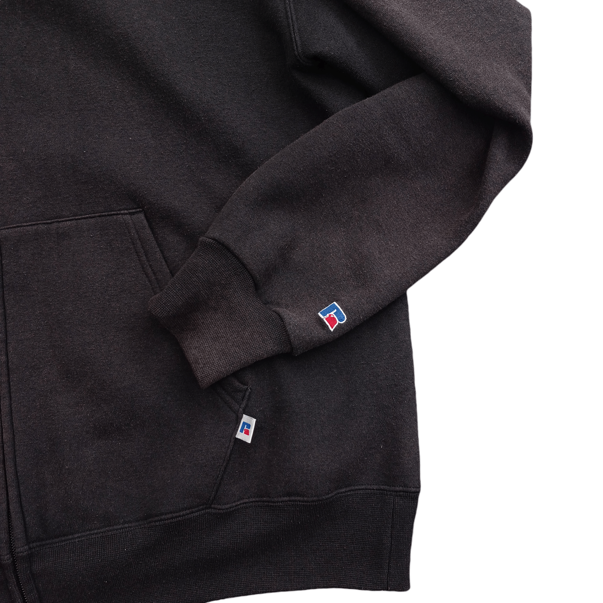 Russell Athletic 00s Russel Athletic Zip Hoodie Size US XL / EU 56 / 4 - 3 Thumbnail