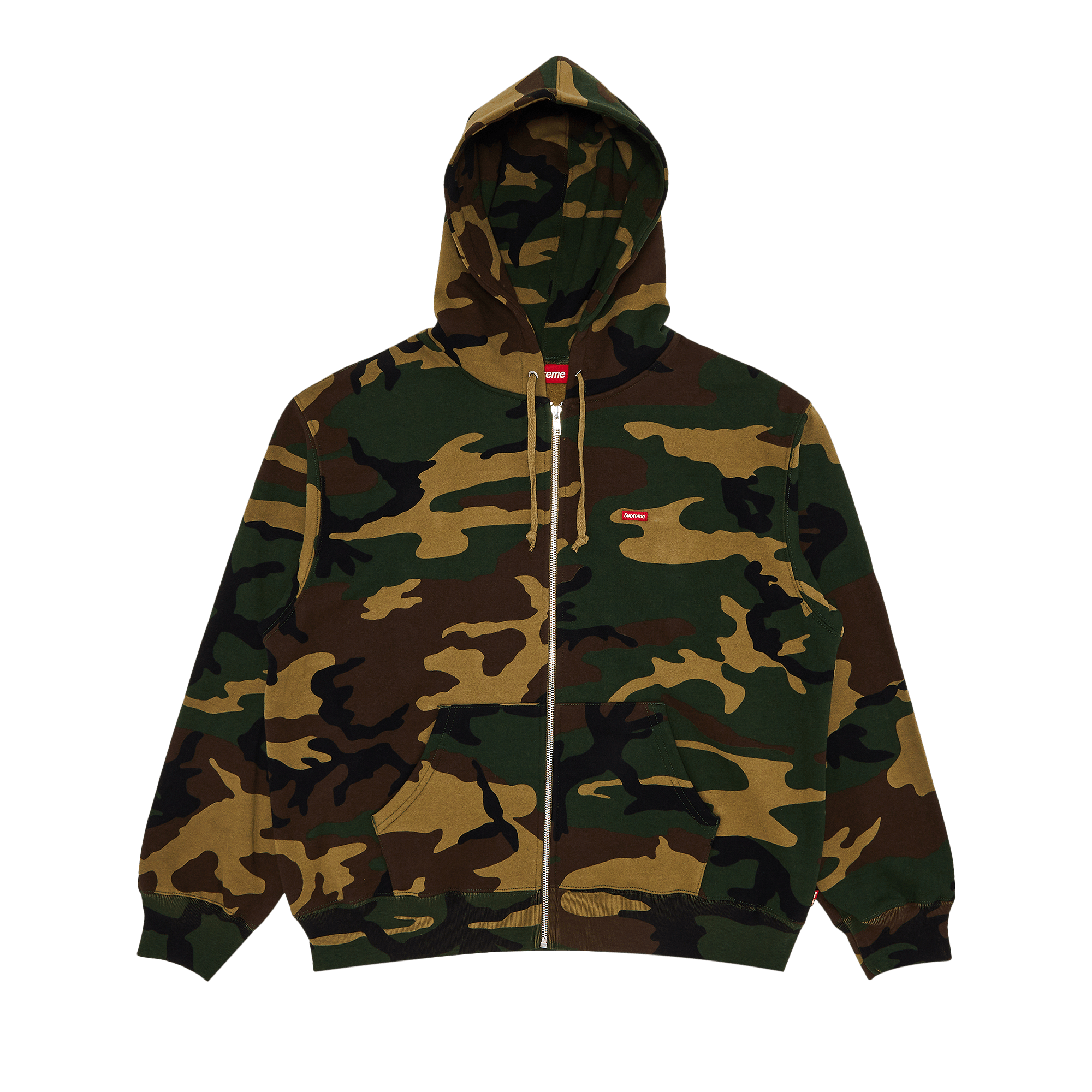 トップス Supreme x B.B. Simon Zip Up Hoodie Camo Supreme b.b. Simon Zip Up Hooded Sweatshirt Woodland Camo