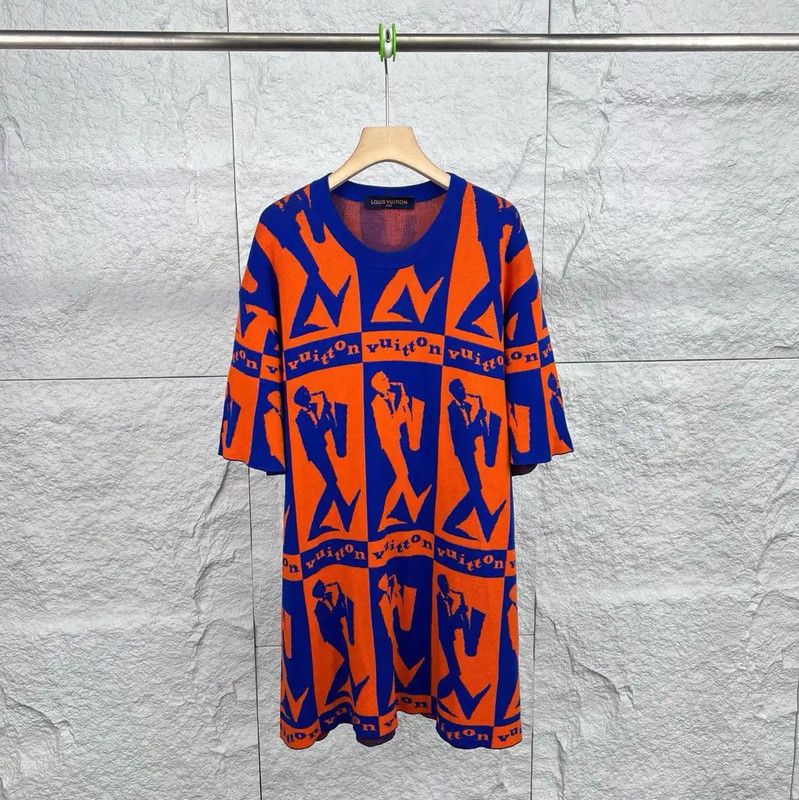 Louis Vuitton Louis Vuitton Multicolor Knit Sweater for Women 0089 Size XXL / US 16-18 / IT 52-54 - 1 Thumbnail