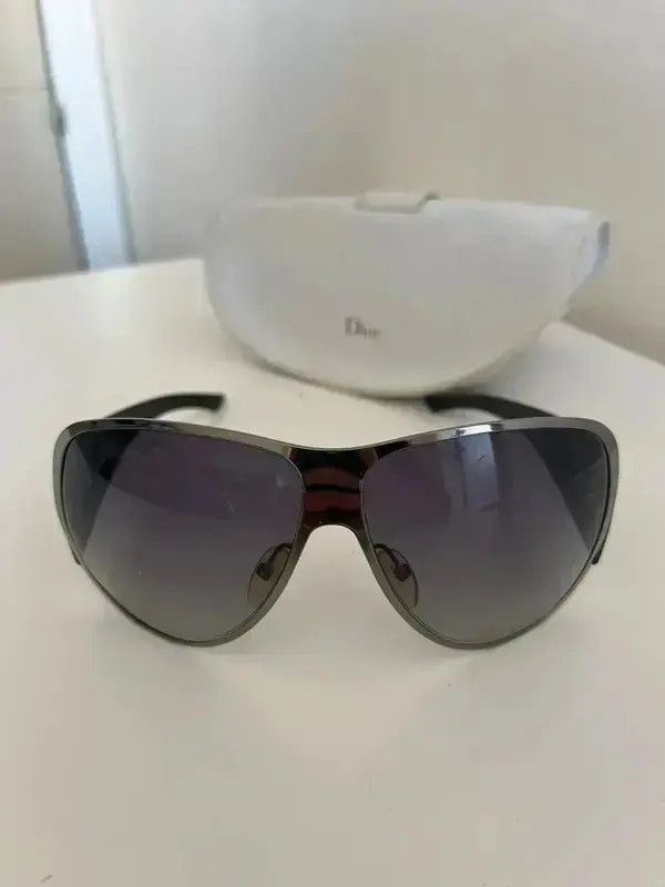 Dior × John Galliano × Vintage DIOR Sunglasses Ski 1 Galliano Era 2003 Wrap Shield Mask Ski Size ONE SIZE - 3 Thumbnail