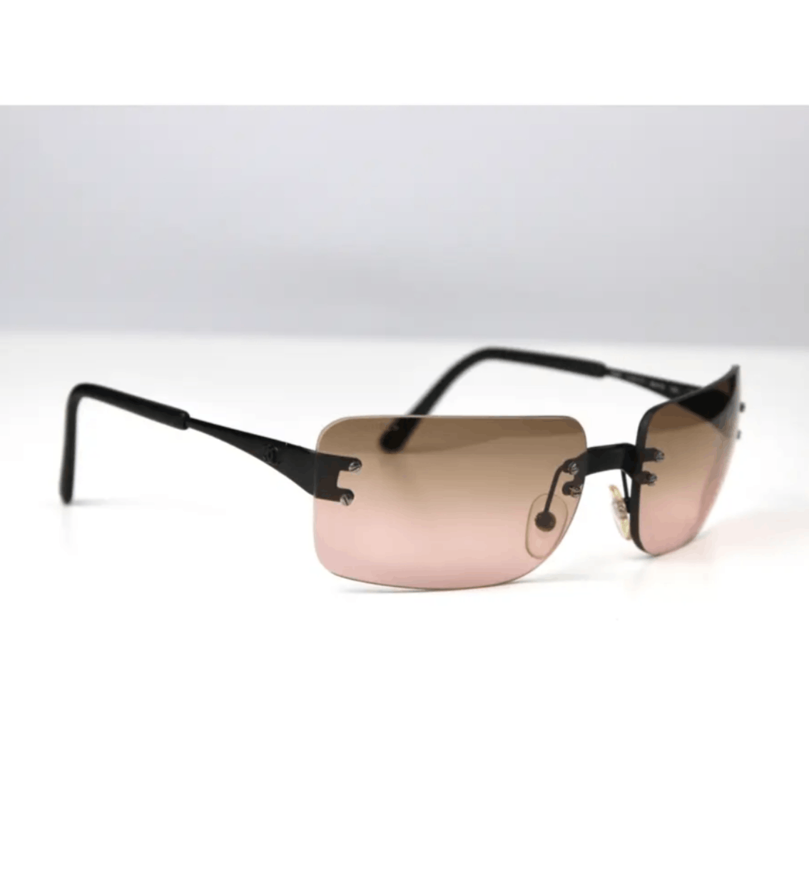 Chanel CHANEL SUNGLASSES 4005 CC Wrap Metal Vintage 4017 Iconic Size ONE SIZE - 2 Thumbnail
