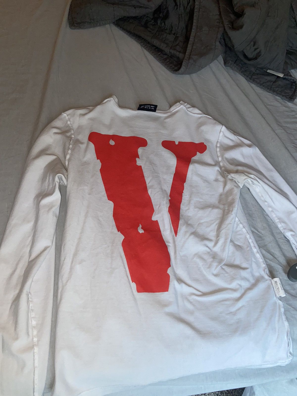 Vlone VLONE Staple White Reversible Long Sleeve Tee Size US S / EU 44-46 / 1 - 2 Thumbnail