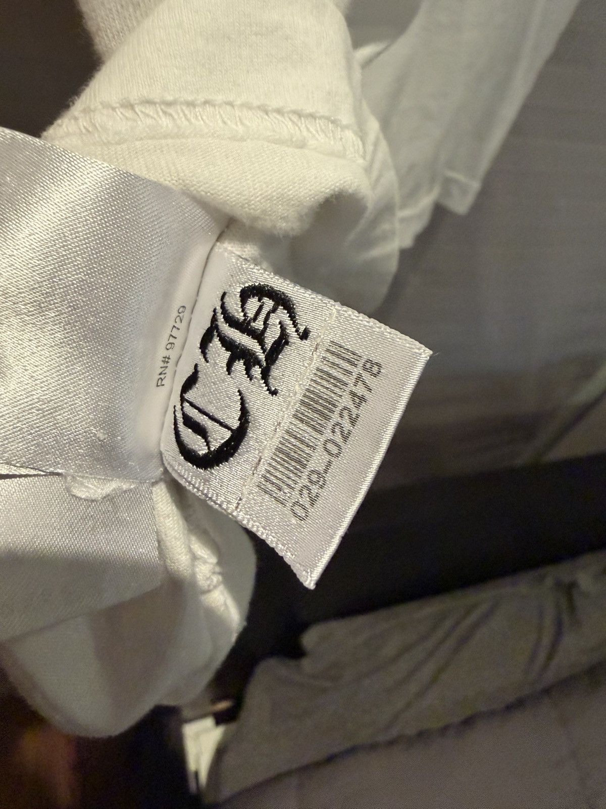 Chrome Hearts Horseshoe White Pocket Tee Size US L / EU 52-54 / 3 - 6 Thumbnail