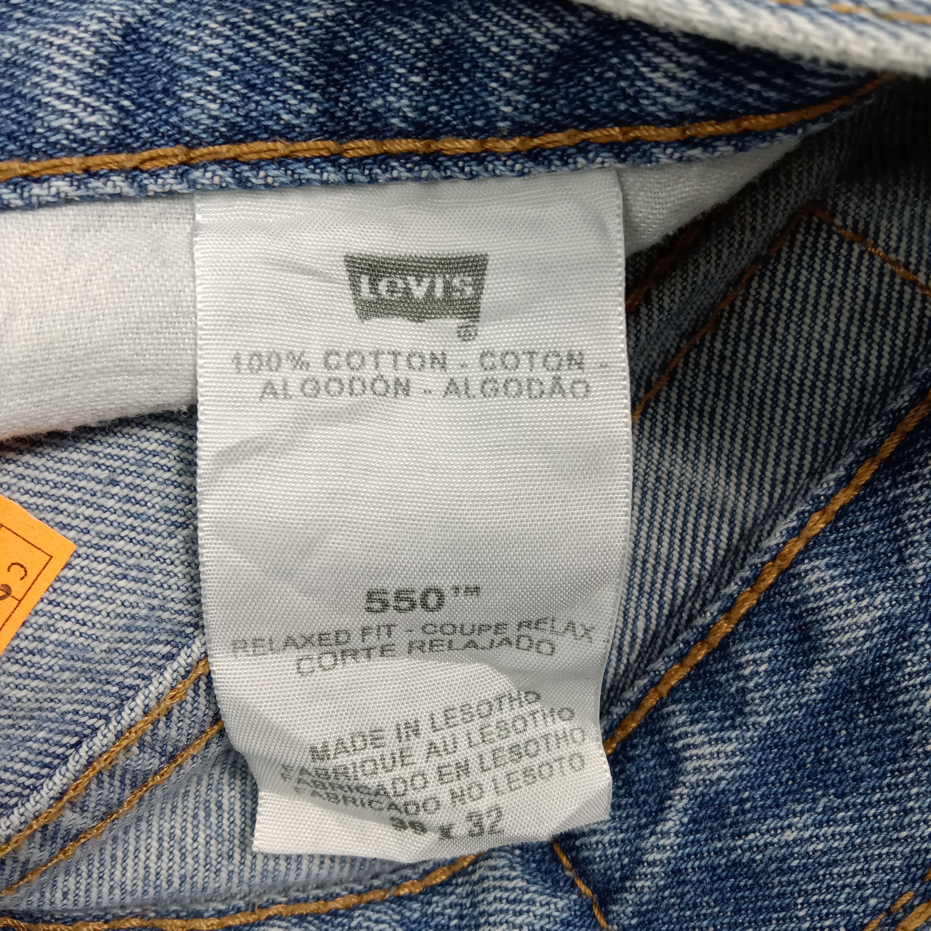 Levi's 90's Levi's 550 Distressed Style Denim Jeans C272N7 Size US 36 / EU 52 - 14 Thumbnail