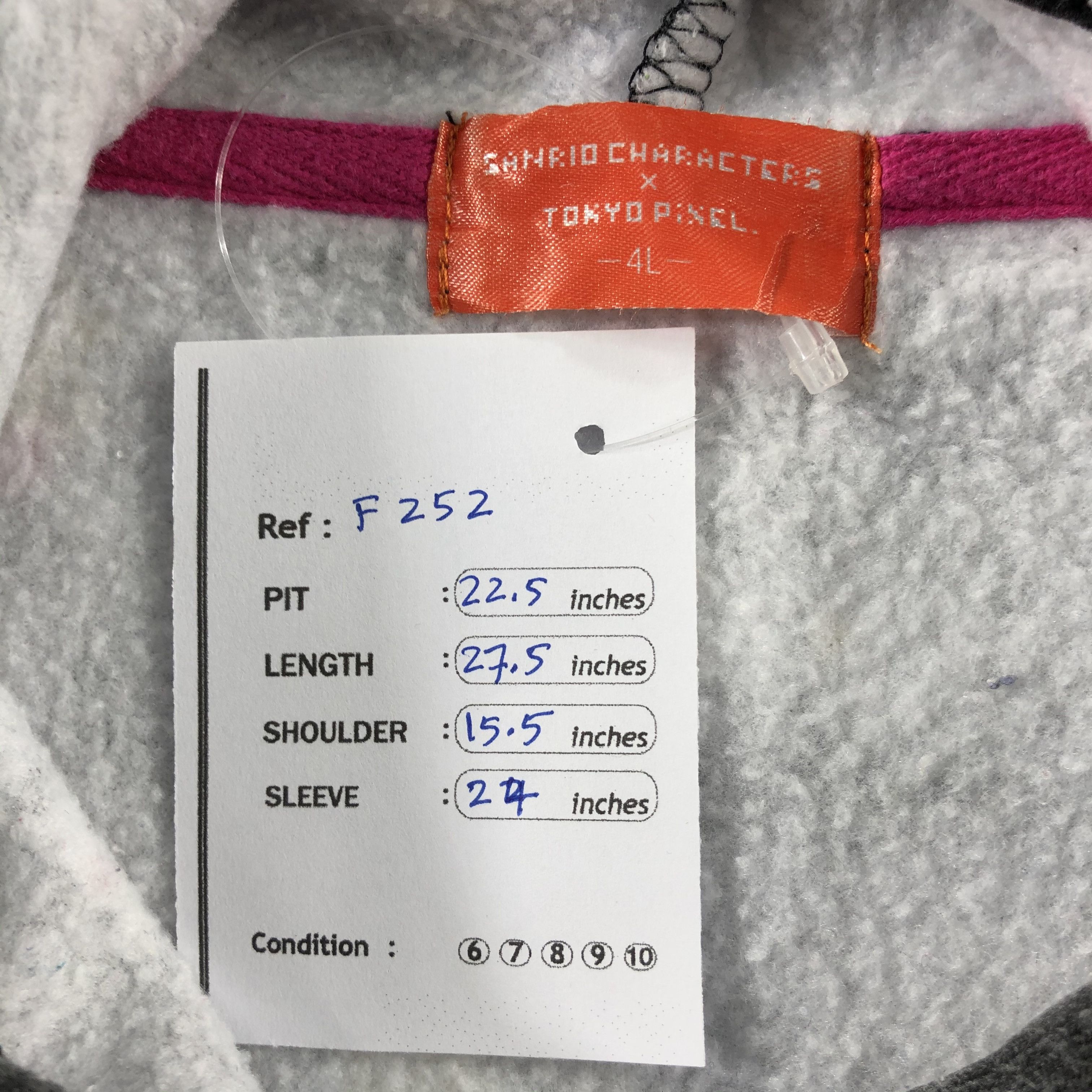 Japanese Brand Sanrio Characters x Tokyo Pixel All Over Print Hoodie Size US L / EU 52-54 / 3 - 7 Thumbnail