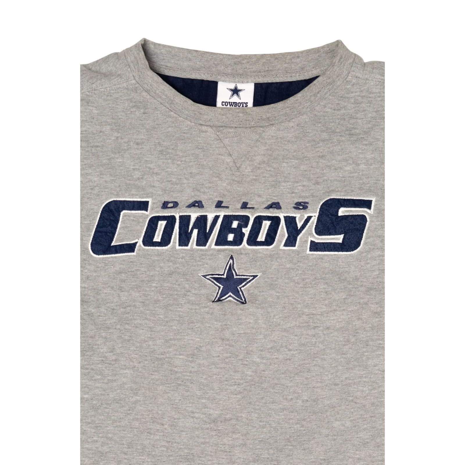 Vintage VINTAGE Dallas Cowboys Authentic Apparel Sweatshirt Gray Gray Dallas Cowboys Sweatshirt X-Large Mens Size US XL / EU 56 / 4 - 2 Thumbnail