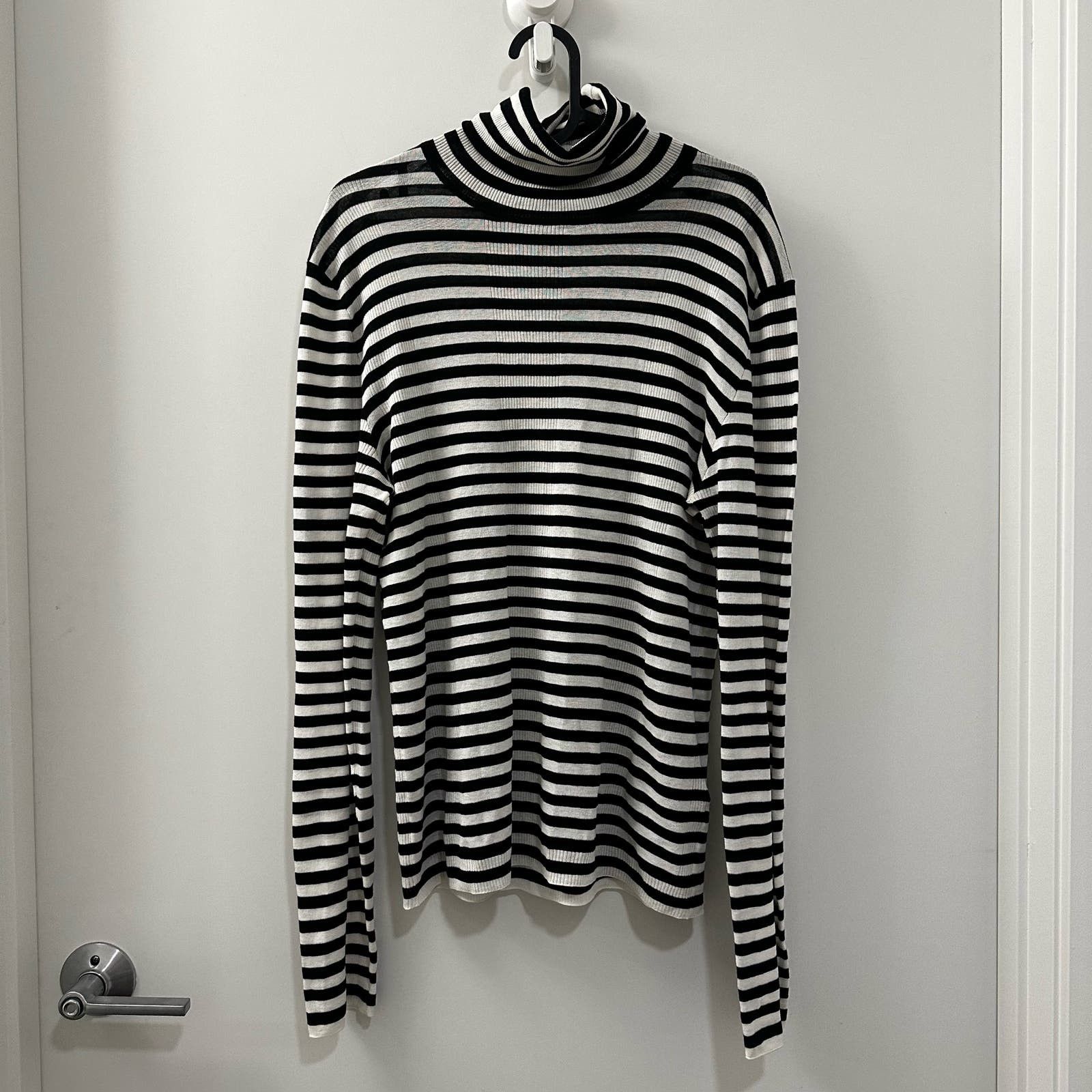 Classic Yves Saint Laurent Lightweight Turtleneck Sweater