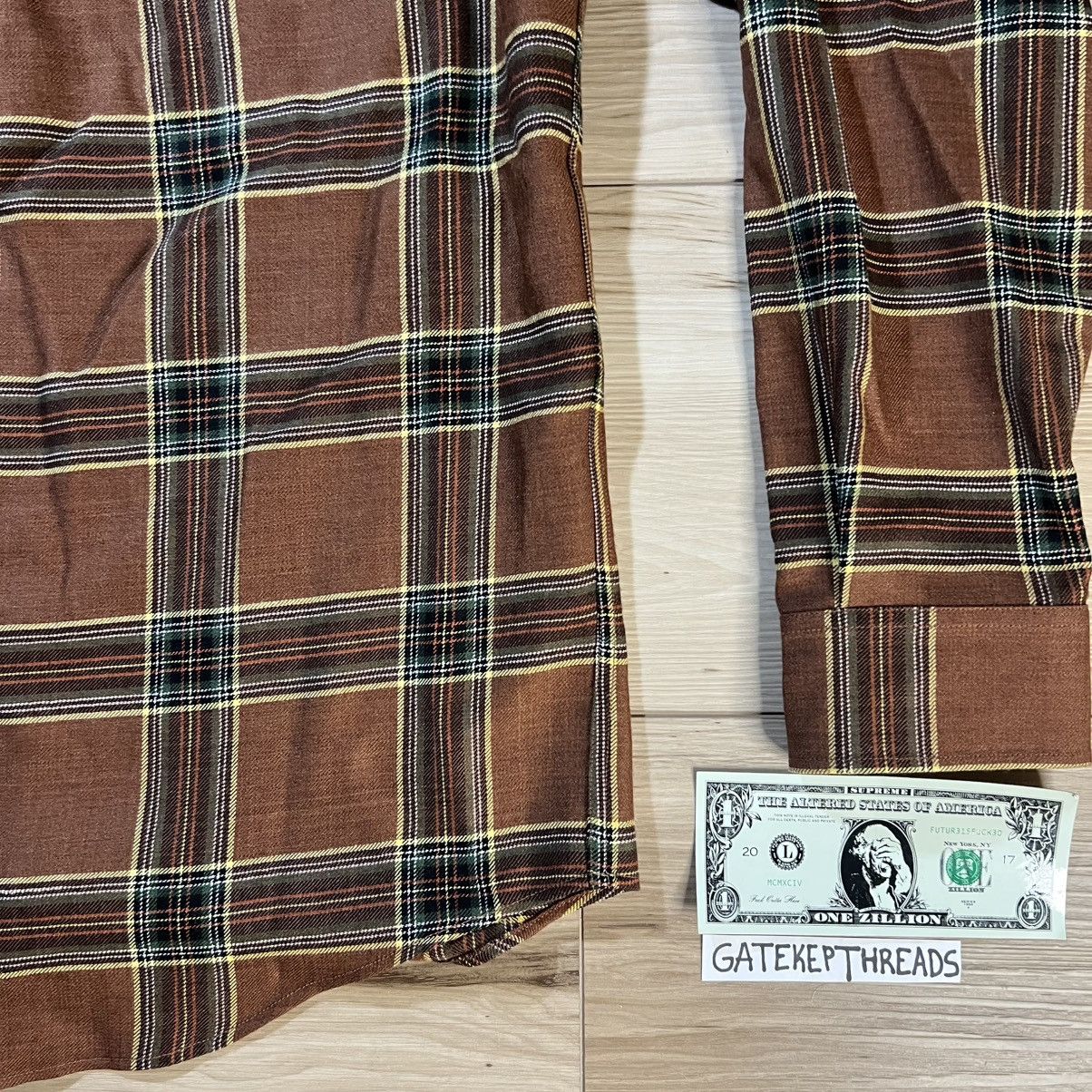 Dsquared2 Dsquared2 Brown Flannel Jacket Embellished Jewels Size US M / EU 48-50 / 2 - 16 Thumbnail