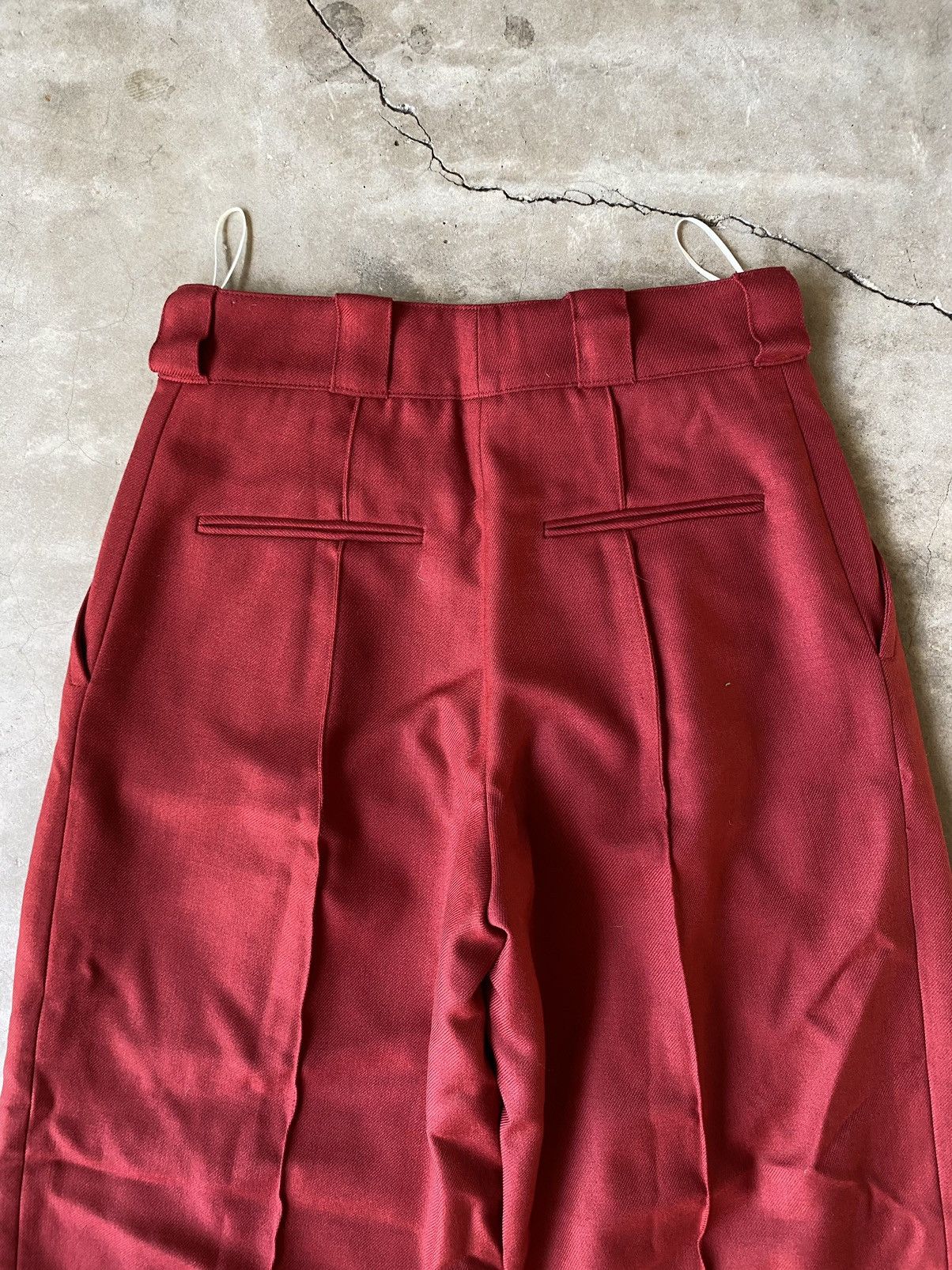 Marni Marni High Waisted Wide Leg Wool Trousers 28/32 Size 28" / US 6 / IT 42 - 8 Thumbnail