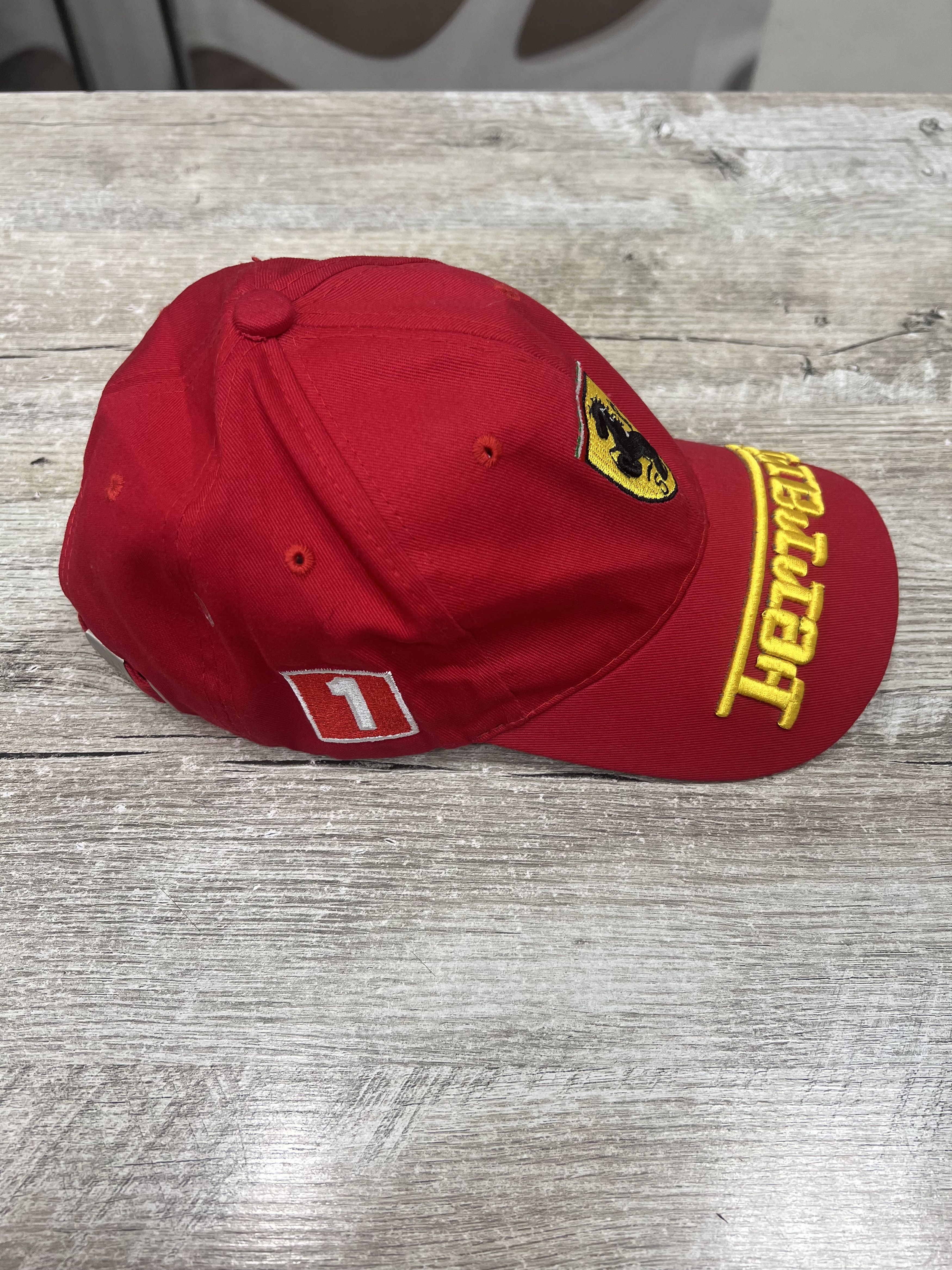 NASCAR VINTAGE FERRARI MICHAEL SCHUMACHER RACING F1 CAP RETRO 90s Size ONE SIZE - 3 Thumbnail