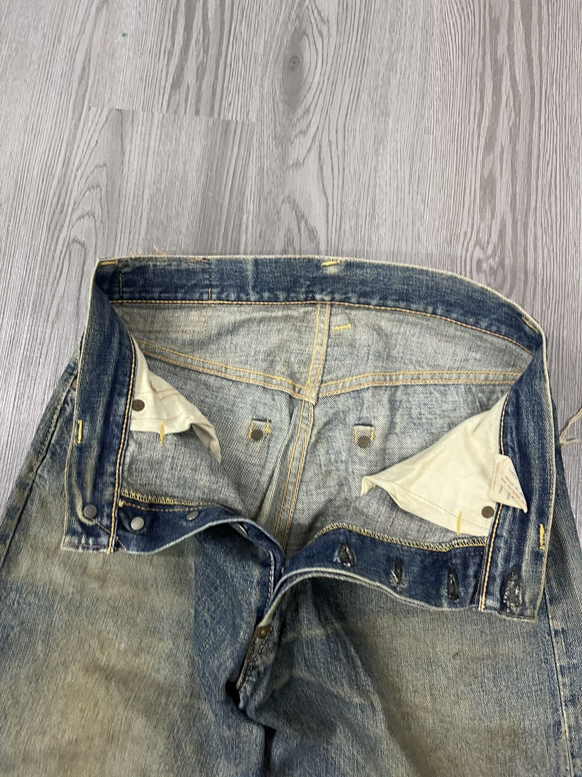 Evisu × Vintage Vintage Evisu Special rip distressed denim Size US 29 - 9 Thumbnail