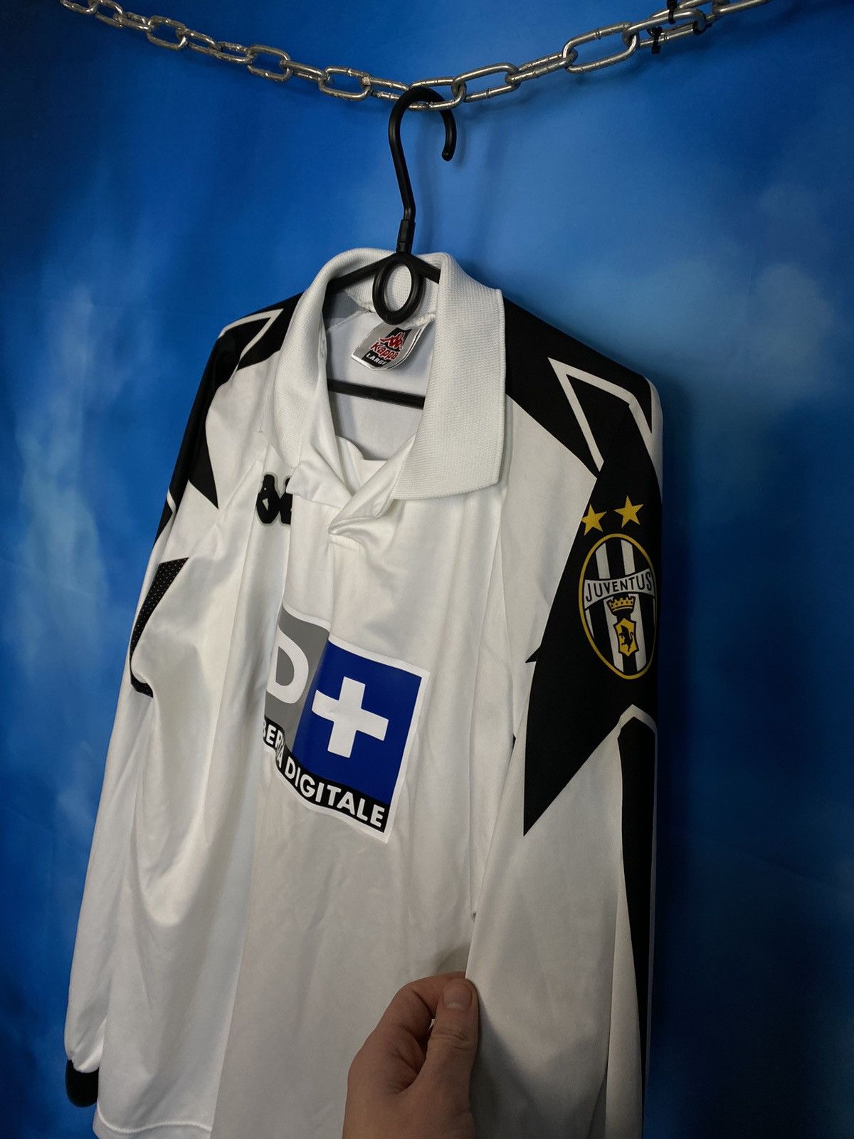 Kappa × Vintage Rare❗️KAPPA ZIDANE JUVENTUS PLAYER SOCCER JERSEY Size US L / EU 52-54 / 3 - 4 Thumbnail