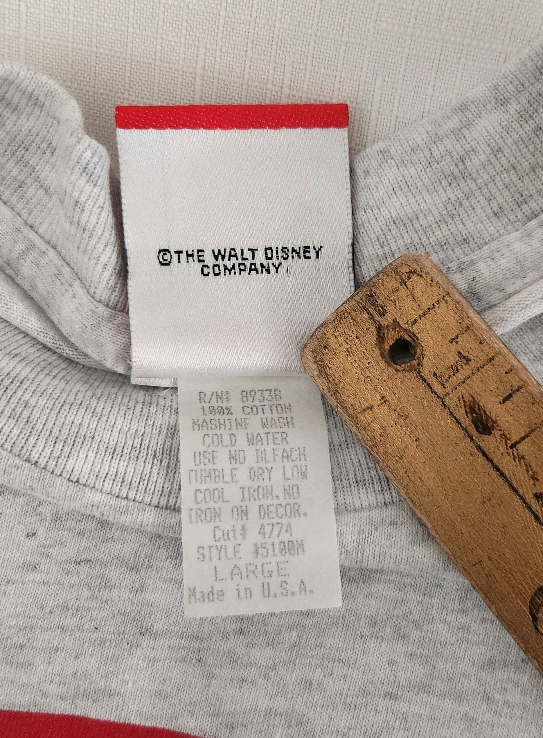Disney Vintage Disneyland Double M Est 1955 Mickey Inc TShirt large Size US L / EU 52-54 / 3 - 6 Thumbnail