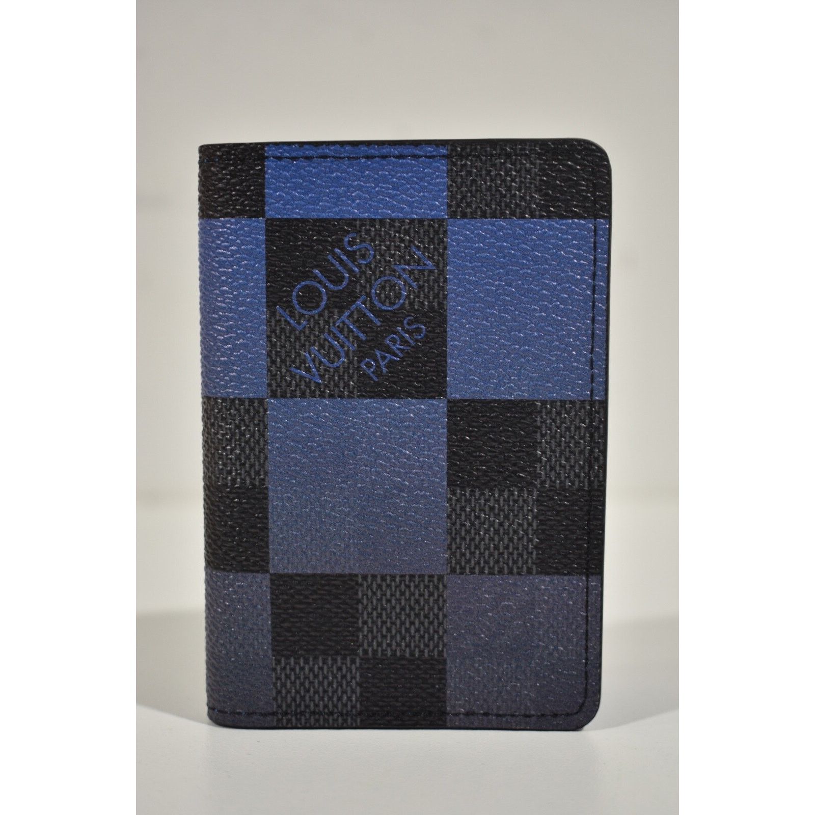 Louis Vuitton Louis Vuitton Blue Monogram Logo Pocket Organizer Wallet Size ONE SIZE - 2 Thumbnail