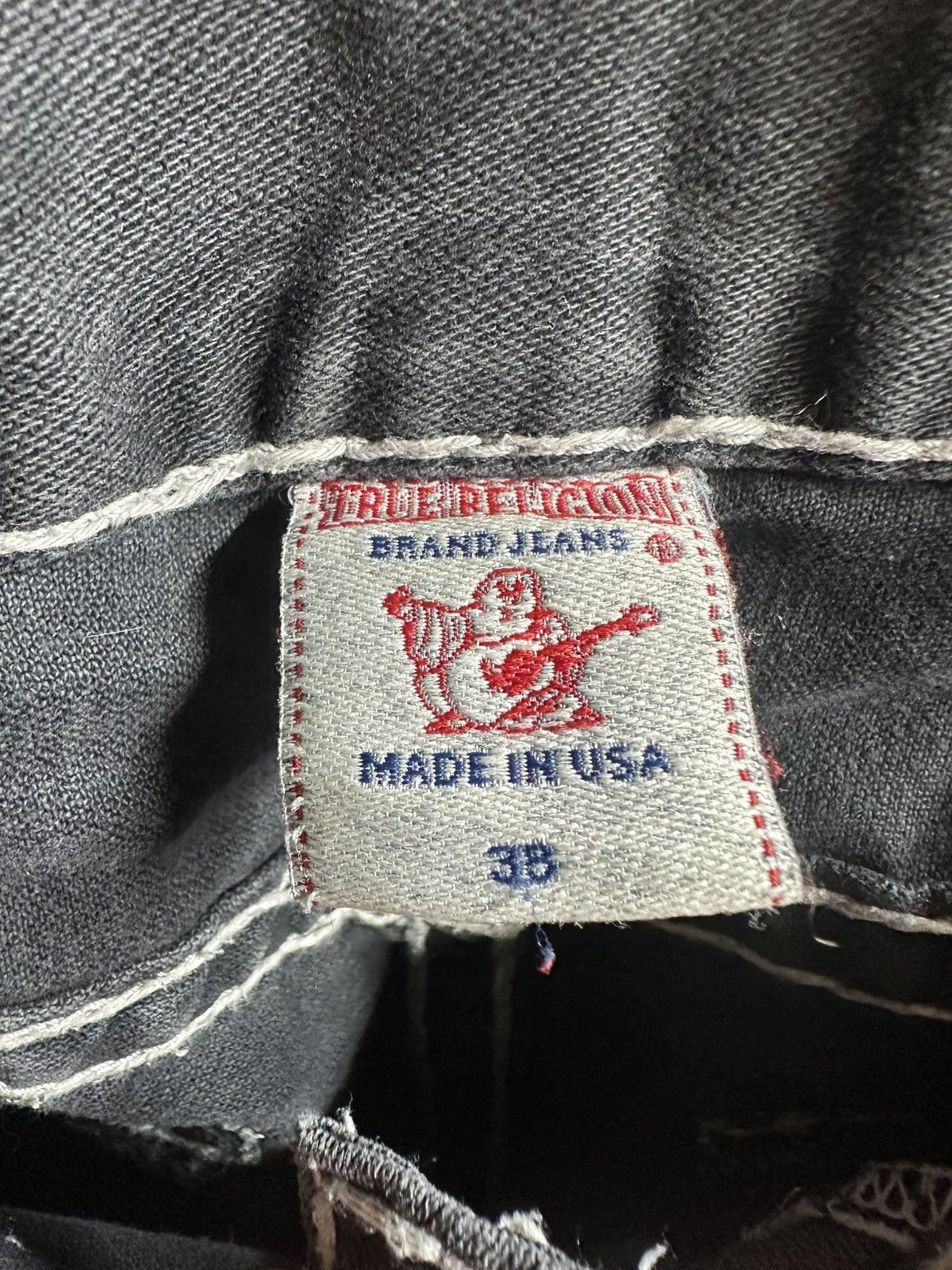 True Religion × Vintage True Religion Billy Super T B&W Jeans Size US 38 / EU 54 - 7 Thumbnail