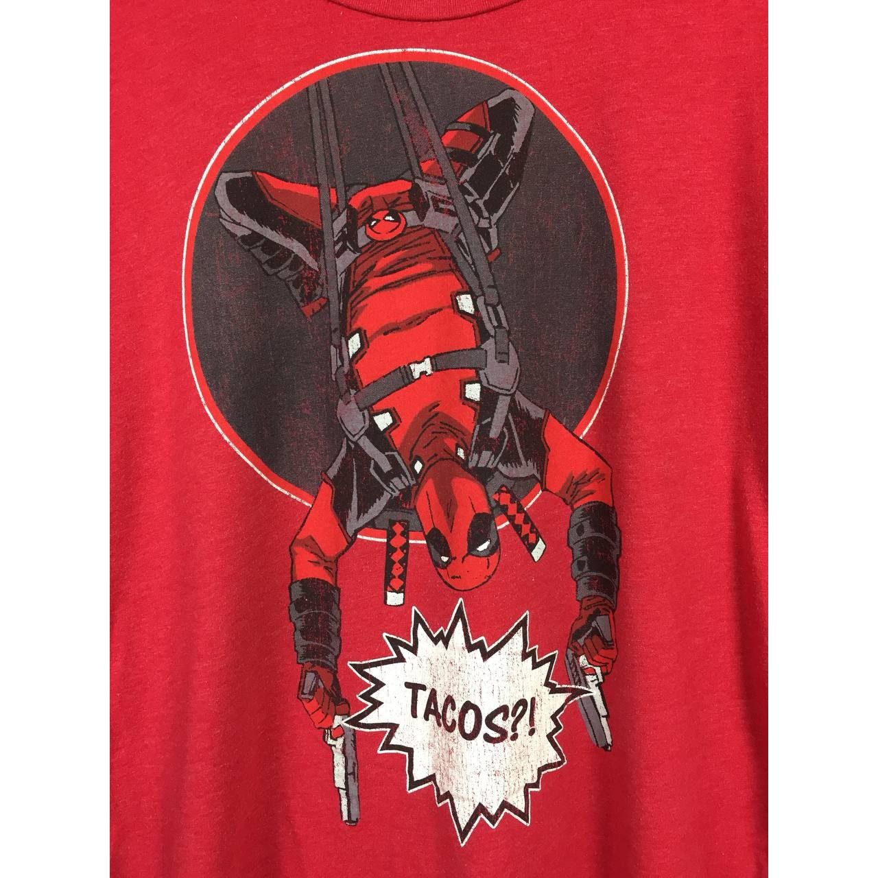 Marvel Comics × Vintage Fifth Sun Marvel Comics Deadpool Tacos Tee Size L Size US L / EU 52-54 / 3 - 4 Thumbnail