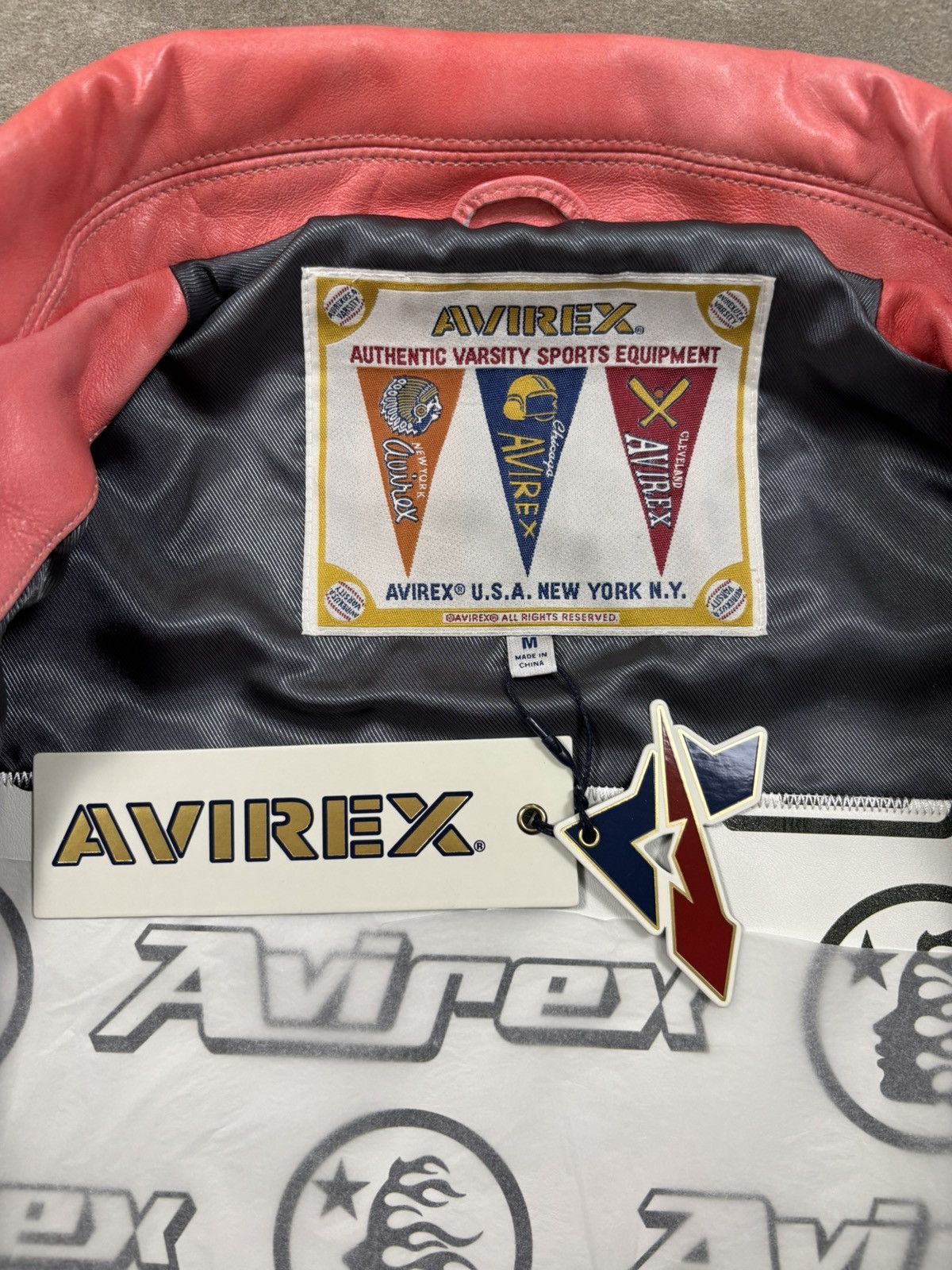Avirex × HELLSTAR Hellstar x Avirex Jacket, Salvage Red Size US M / EU 48-50 / 2 - 9 Thumbnail