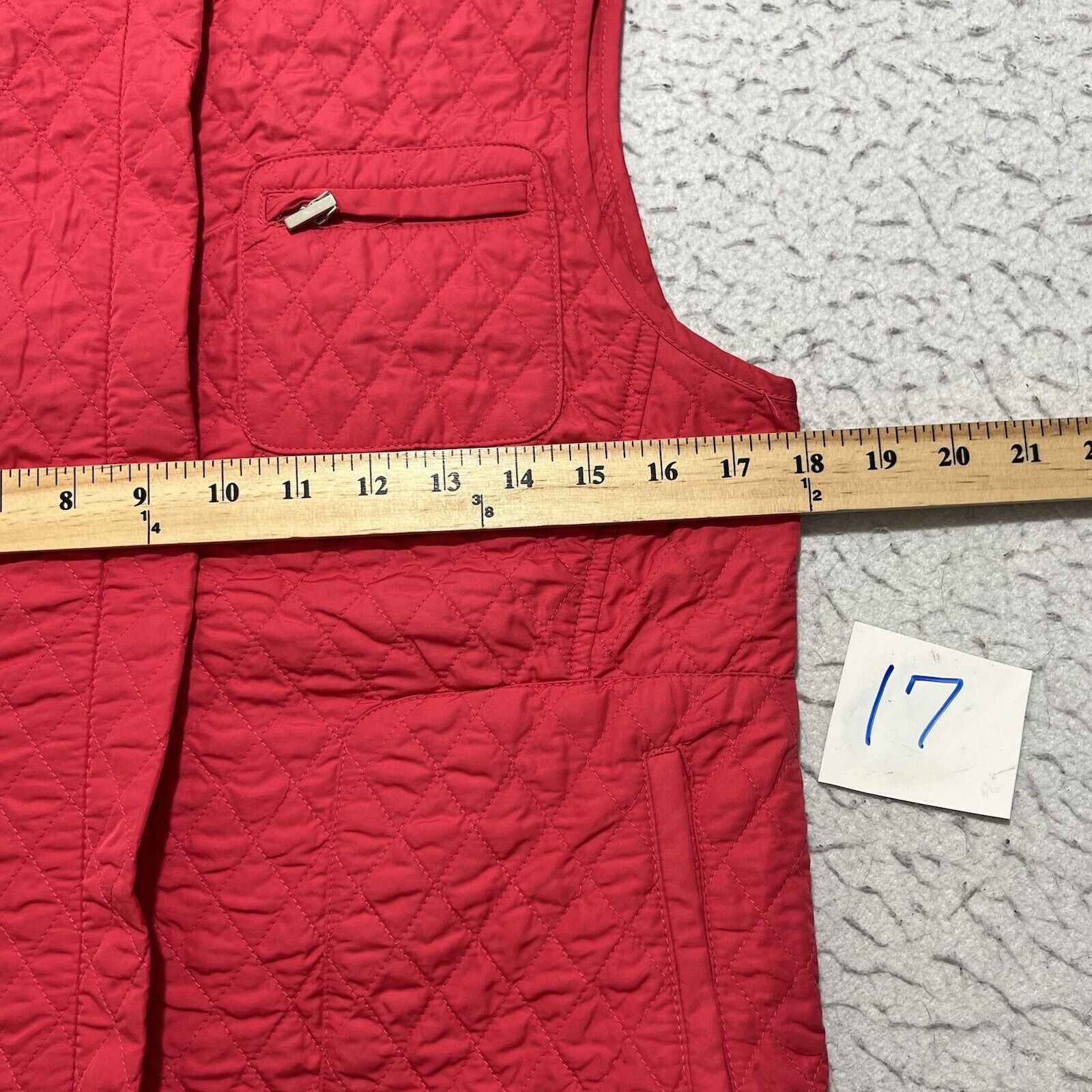 Other Talbots Quilted Full Zip Vest Lightweight Hot Pink Jacket Size S / US 4 / IT 40 - 7 Thumbnail