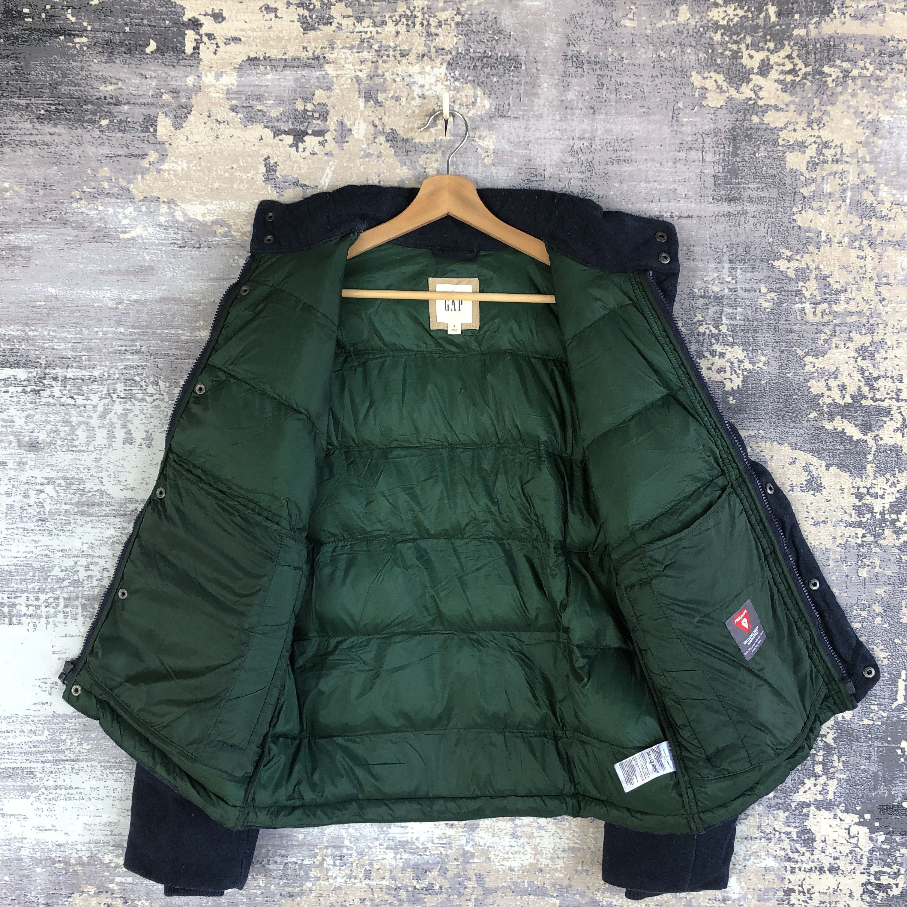 Japanese Brand × Vintage Vintage Y2K Japanese Puffer Jacket Wool Varsity Jackets Size US M / EU 48-50 / 2 - 4 Thumbnail