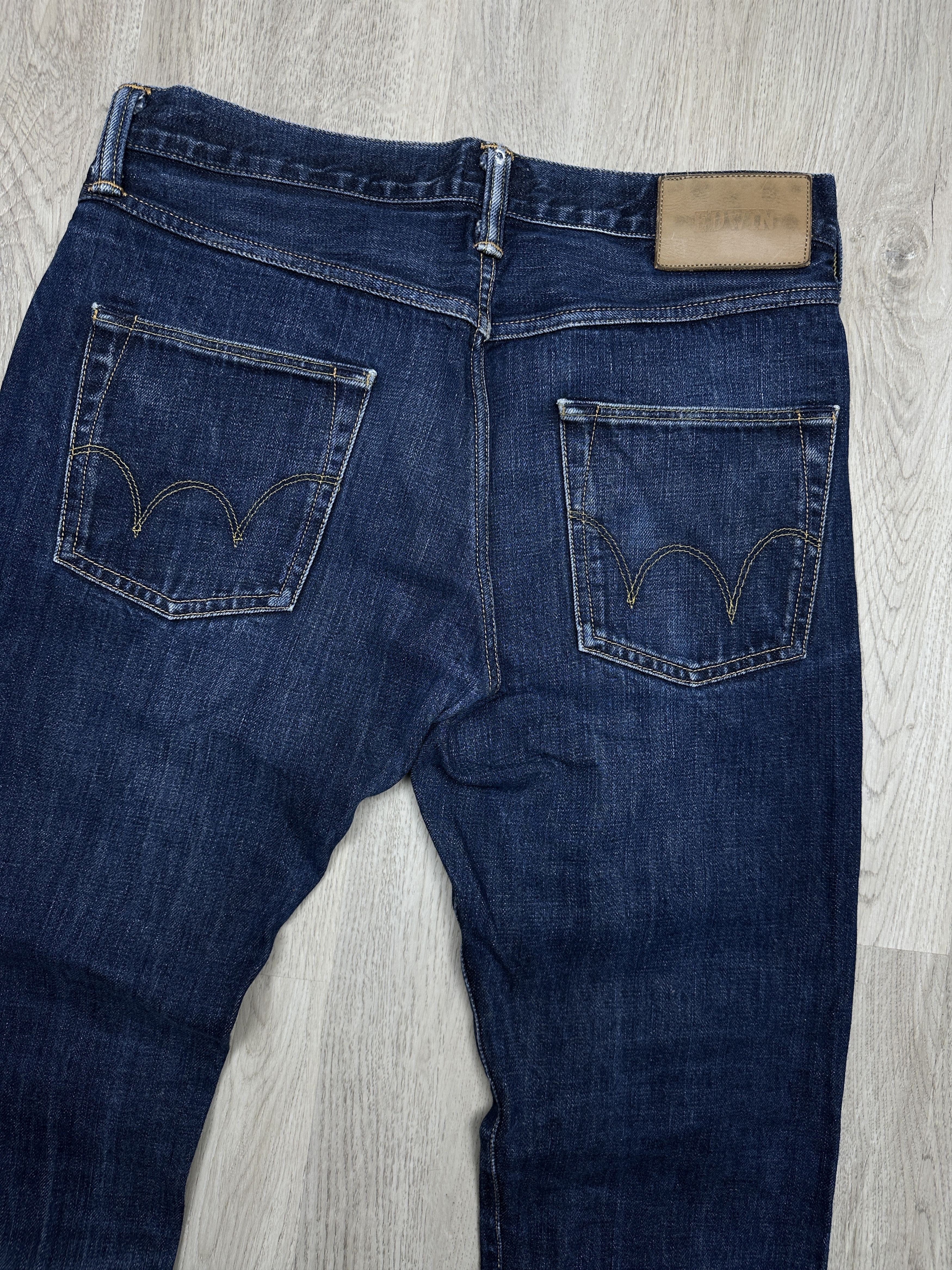 Edwin Edwin Mens Salvage Regular Tapered Denim Pants Jeans Size US 32 / EU 48 - 2 Thumbnail