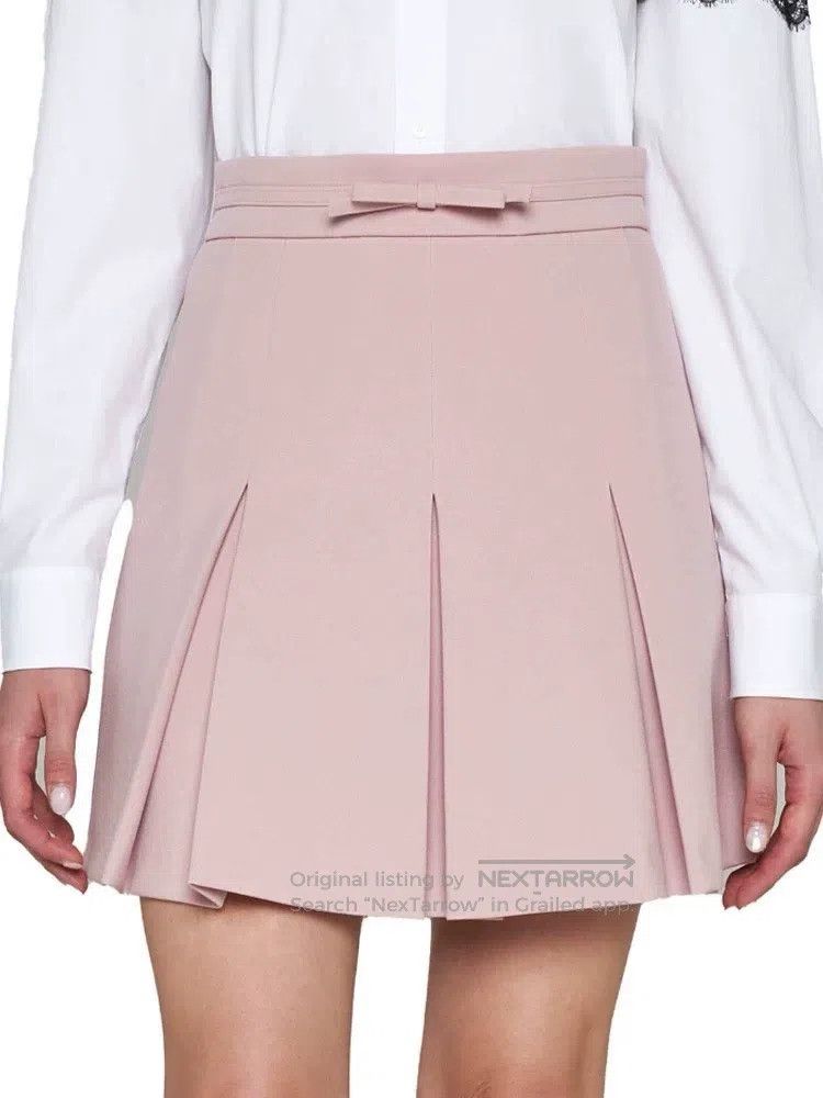Valentino Valentino Pink pleated skirt Size S / US 4 / IT 40 - 1 Thumbnail