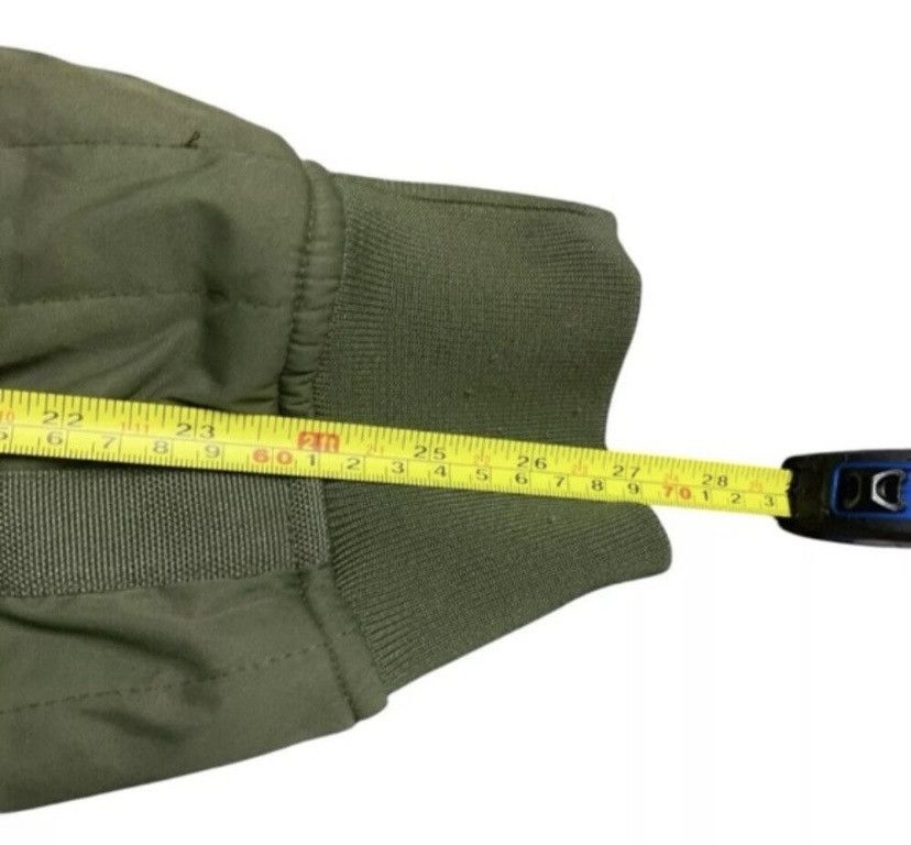 DC DC Quilted Bomber Jacket Men’s Medium Olive Green Light Size US M / EU 48-50 / 2 - 8 Thumbnail