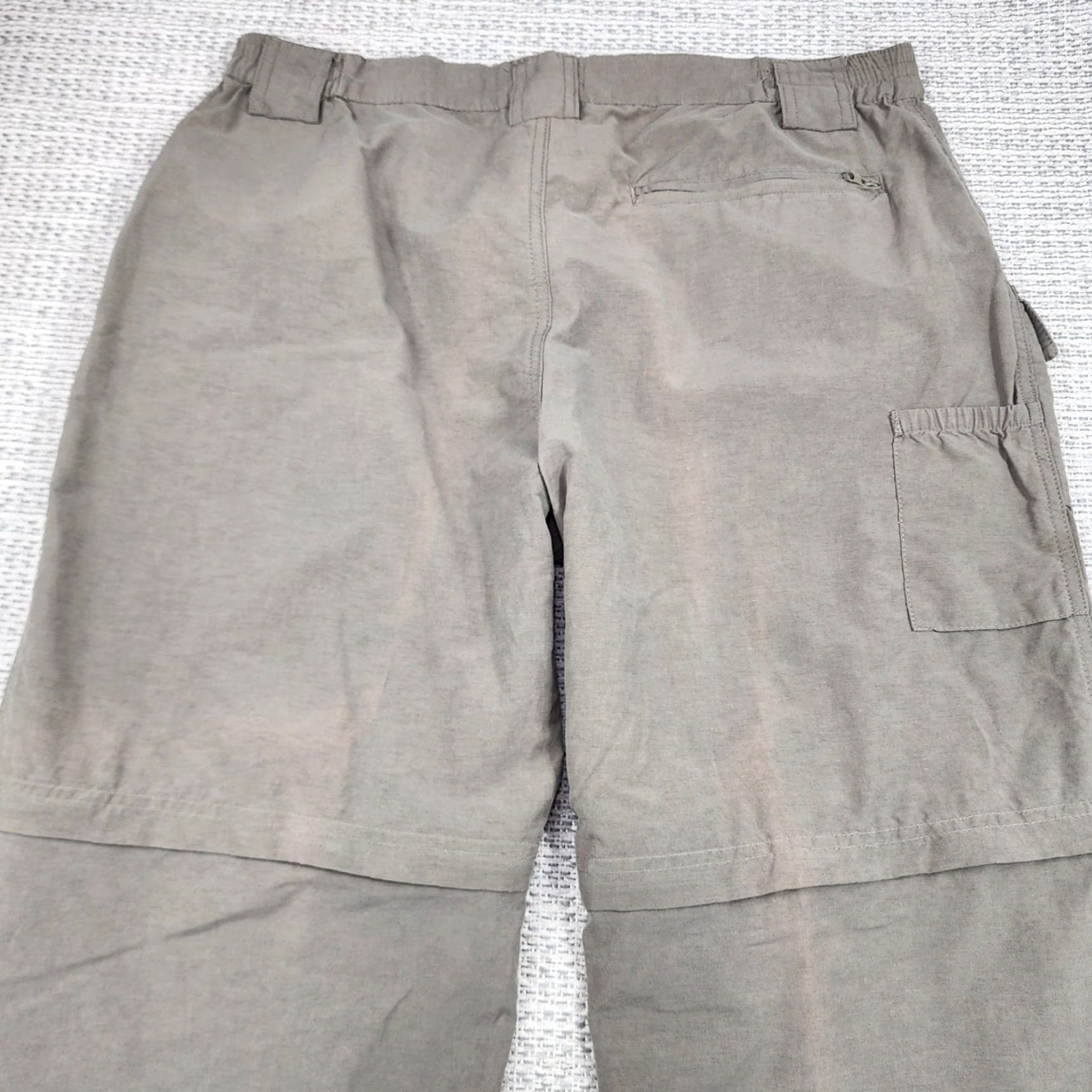 Vintage Rugged Earth Outfitters Pants Mens 34x24 Brown Convertible Cargo Hiking Outdoor Shirt Size US 34 / EU 50 - 3 Thumbnail