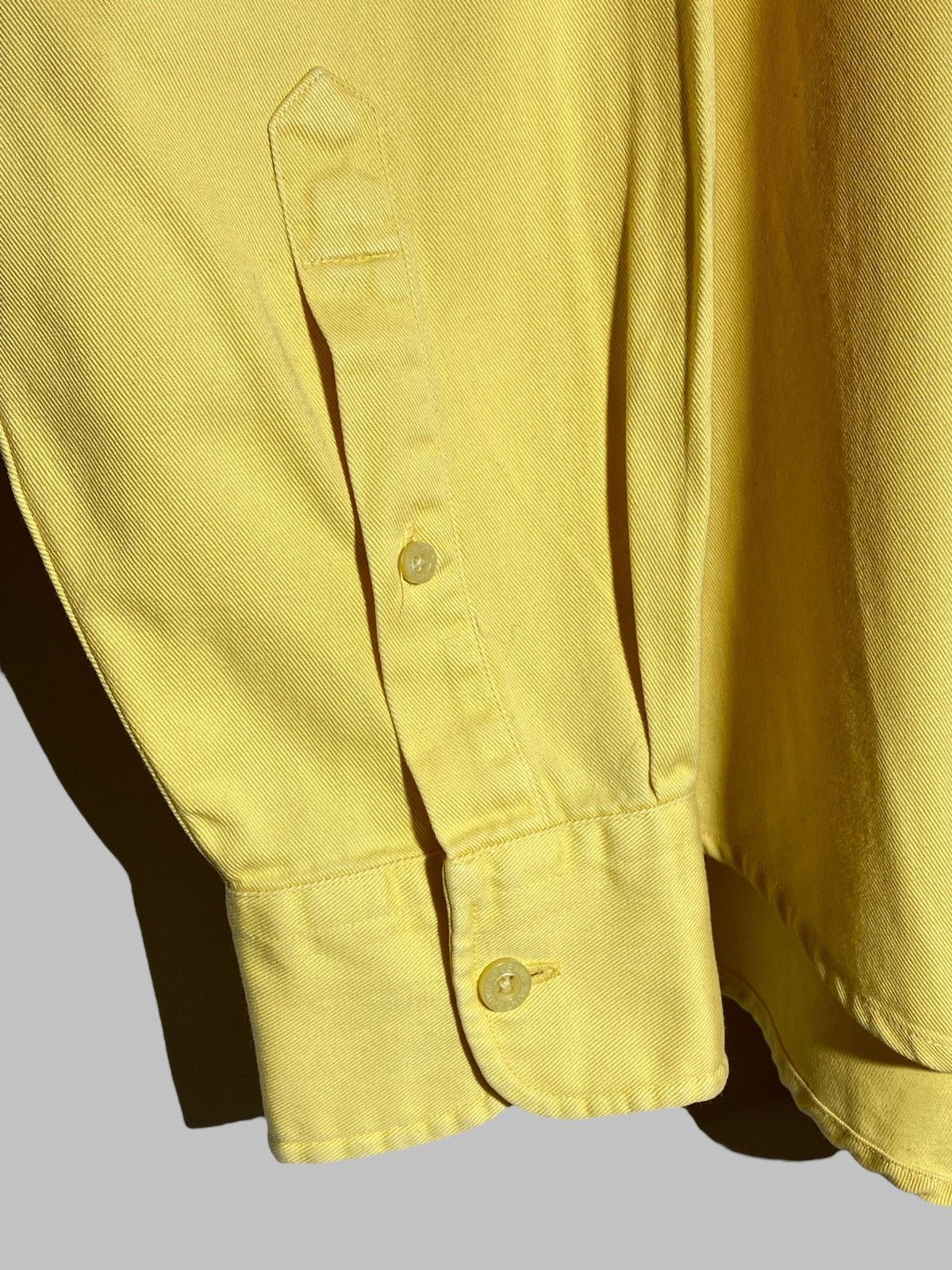 Yves Saint Laurent 🔥 Y2K SAINT LAURENT YSL YELLOW SHIRT RARE JEANS LOGO VIBES Size US L / EU 52-54 / 3 - 6 Thumbnail