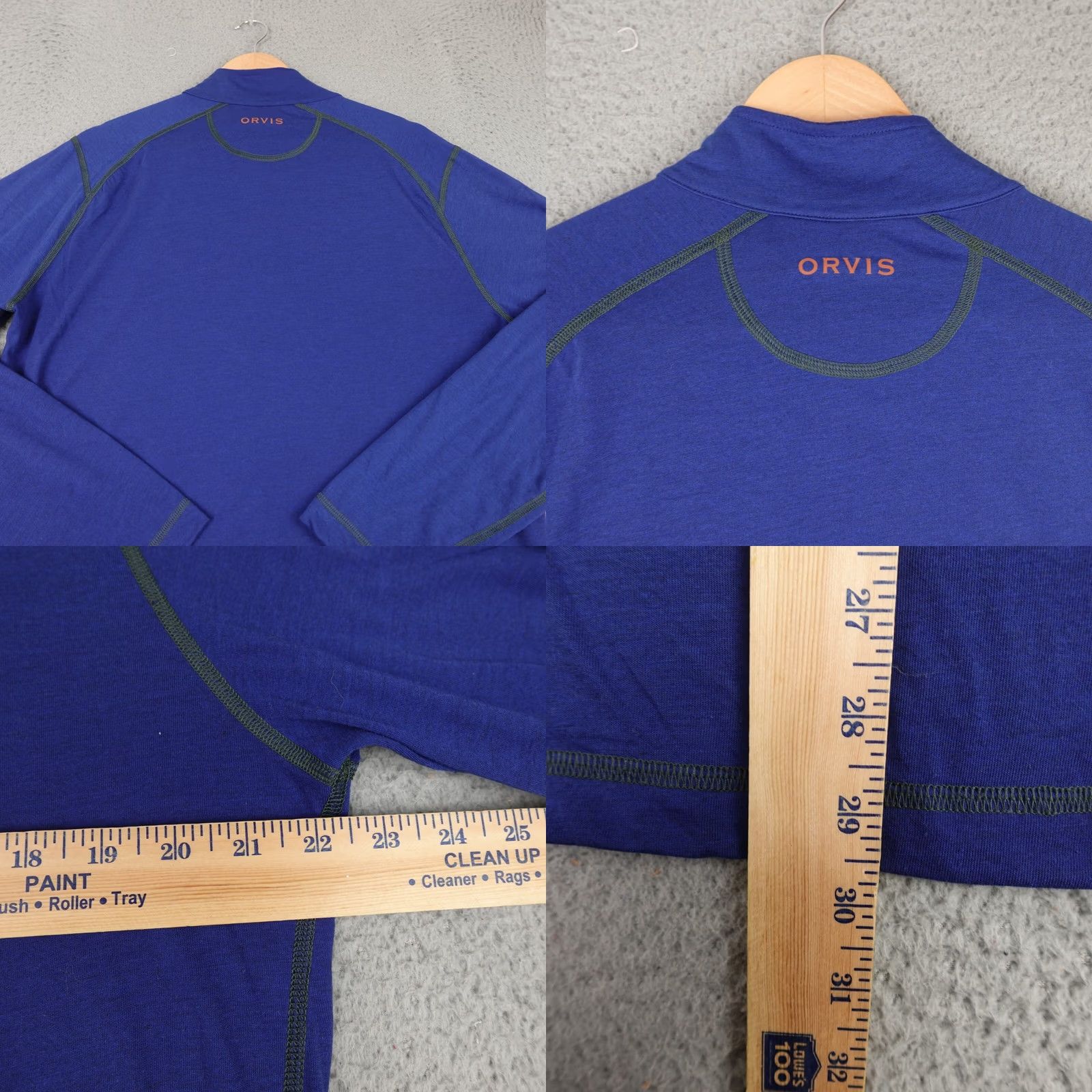 Orvis Orvis Pullover Mens Medium Blue 1/4 Zip Long Sleeve Outdoor Hiking Lightweight Size US M / EU 48-50 / 2 - 9 Thumbnail